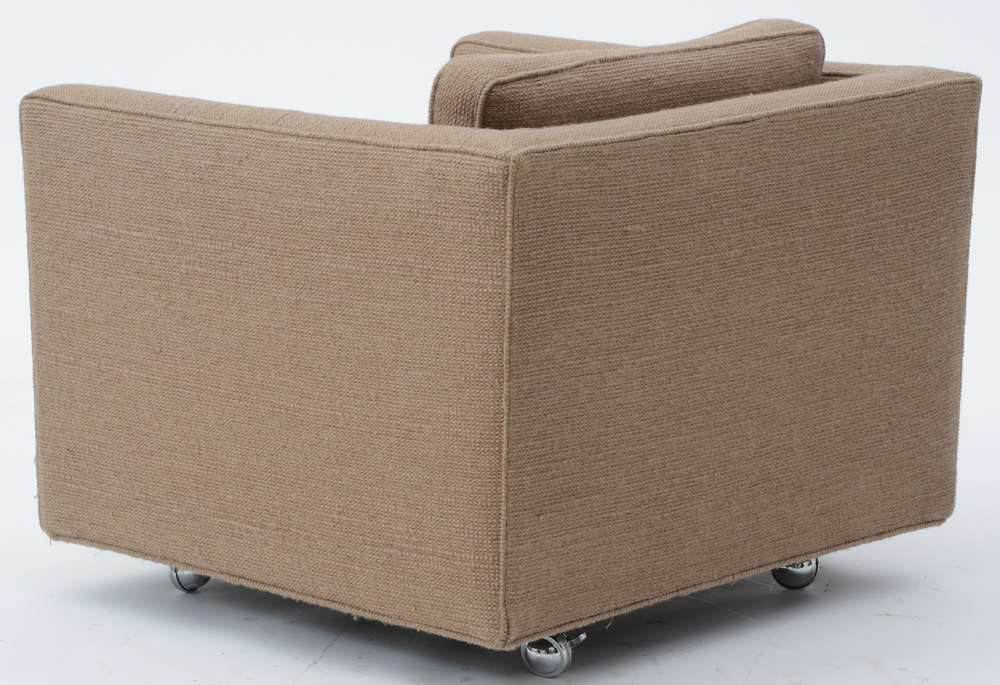 Mid Century Modern Cube Club Chair