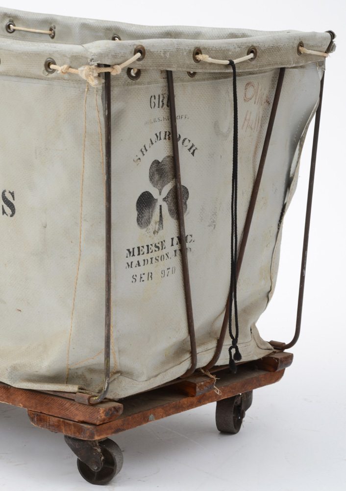 Sisters of St. Francis Rolling Hamper Basket