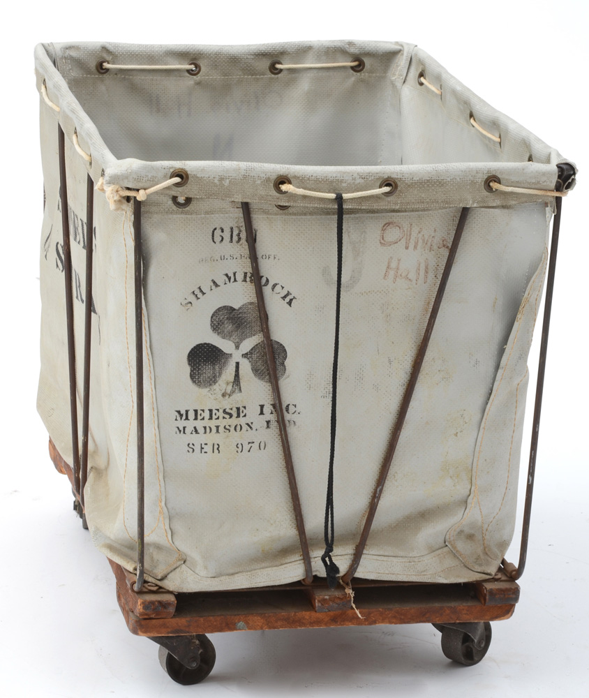 Sisters of St. Francis Rolling Hamper Basket