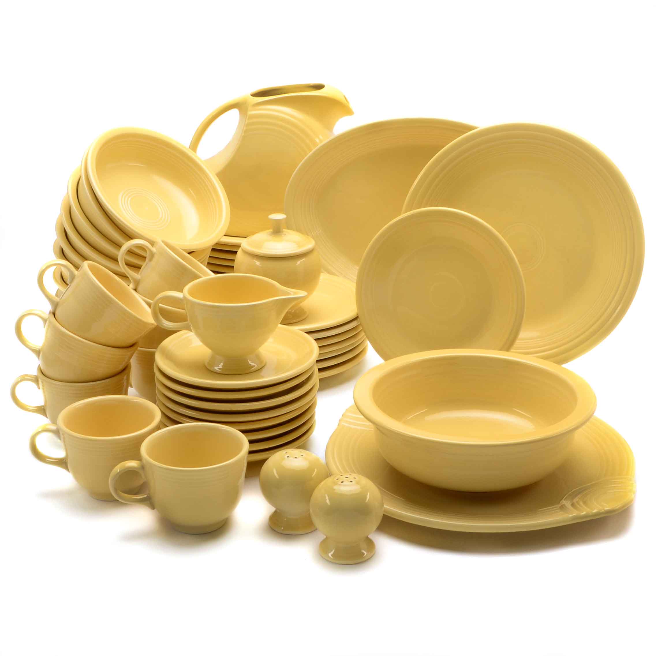 Set of Yellow Fiestaware China