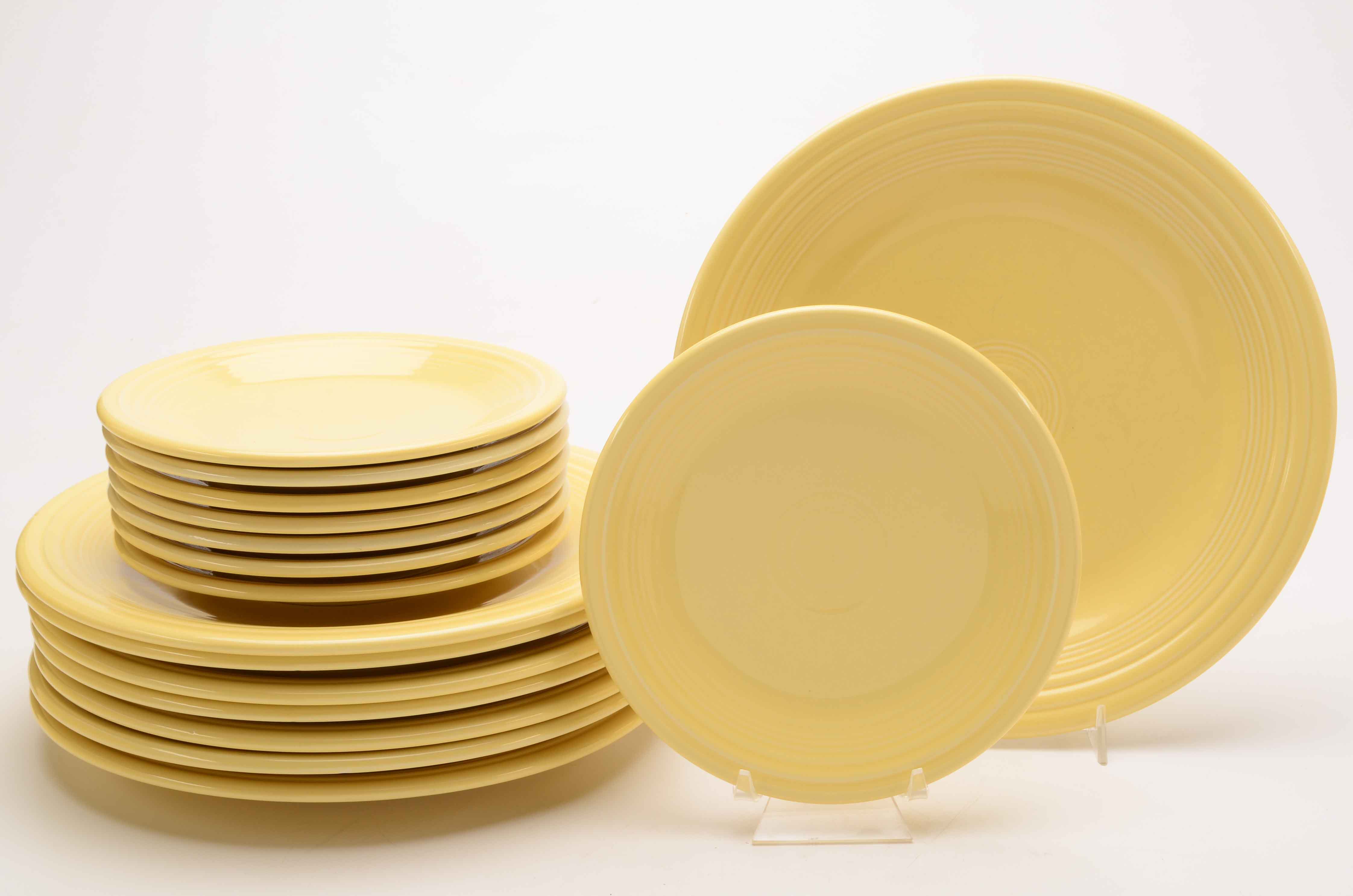 Set of Yellow Fiestaware China
