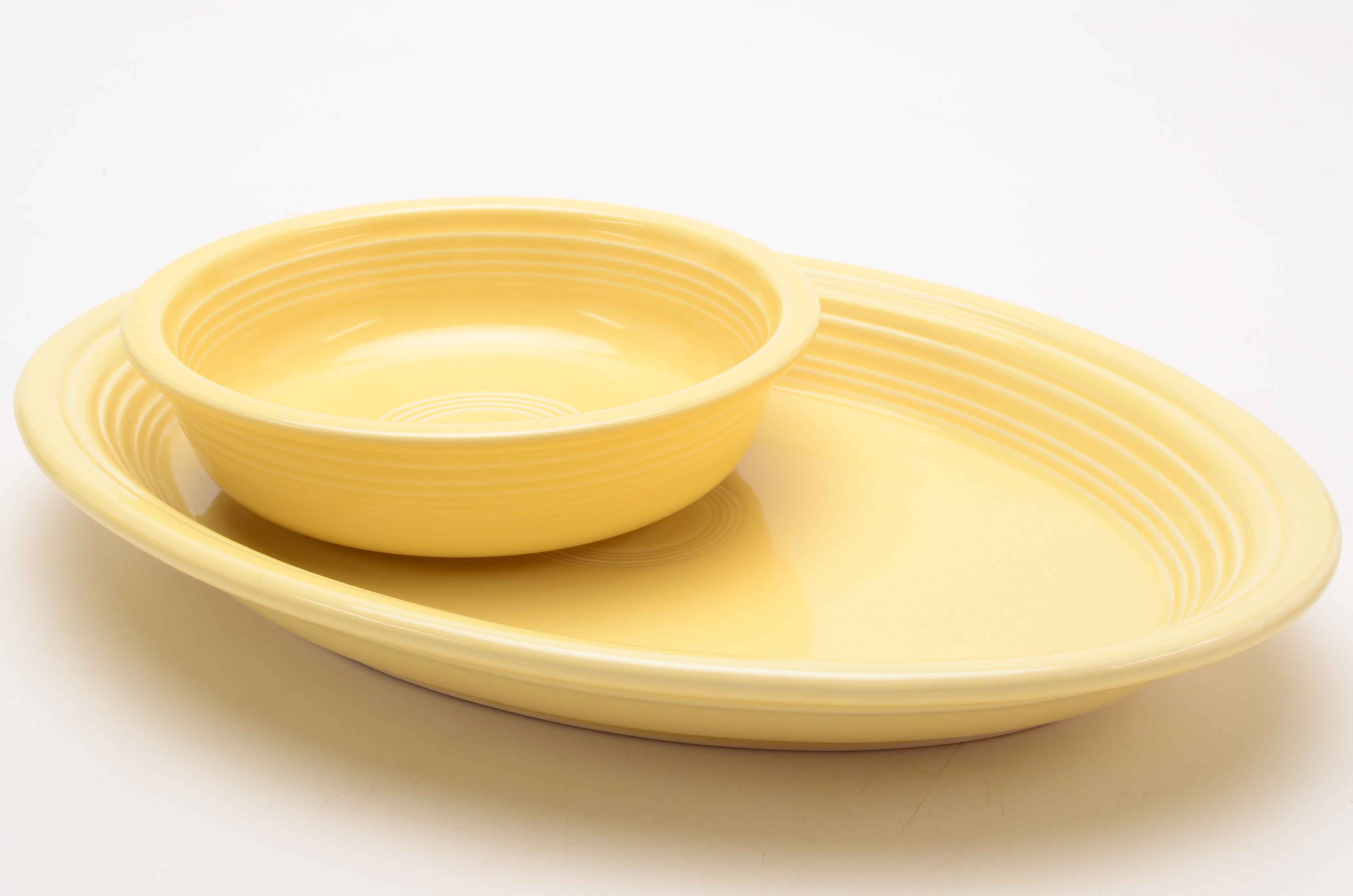 Set of Yellow Fiestaware China