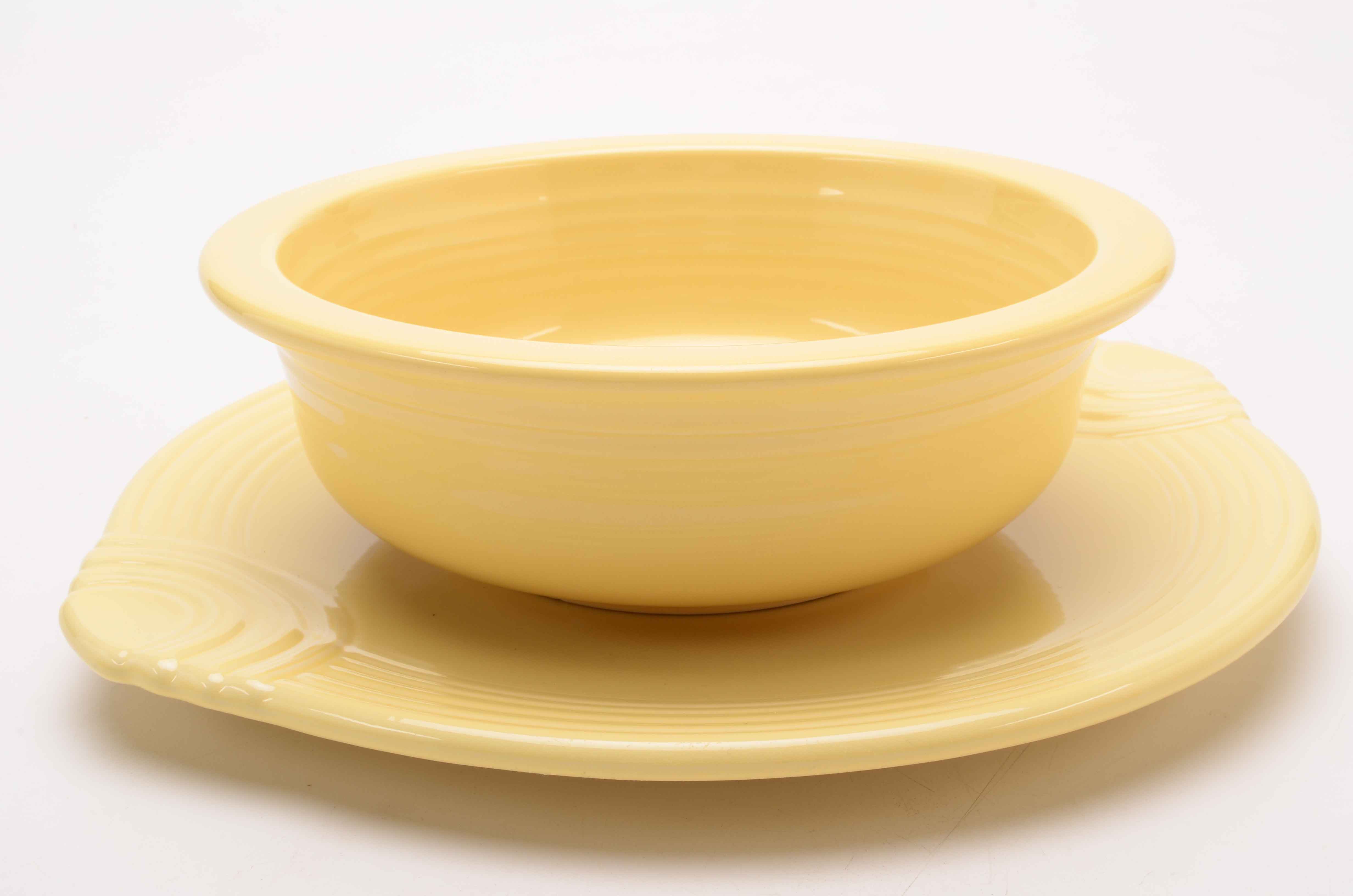 Set of Yellow Fiestaware China