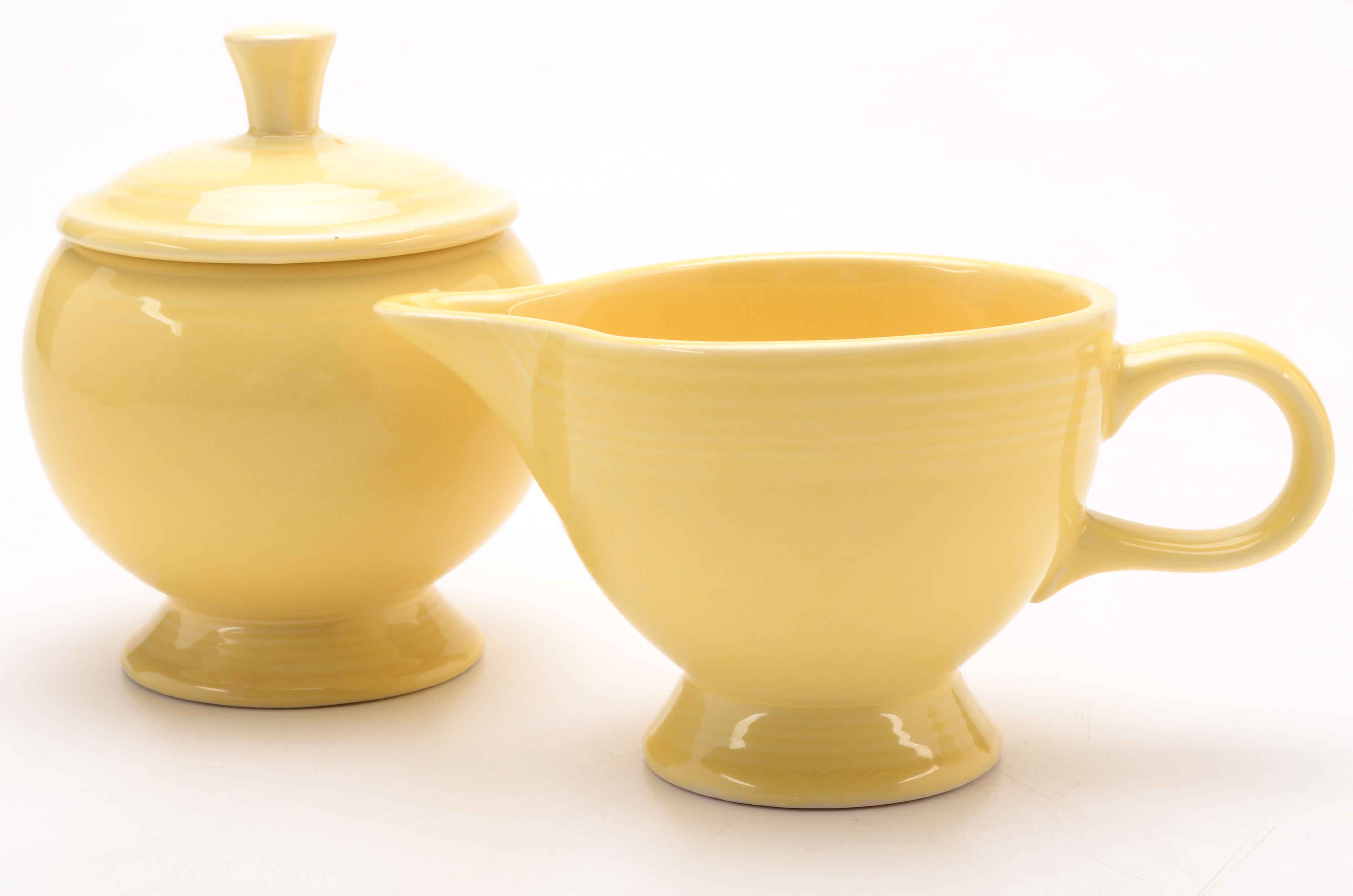 Set of Yellow Fiestaware China