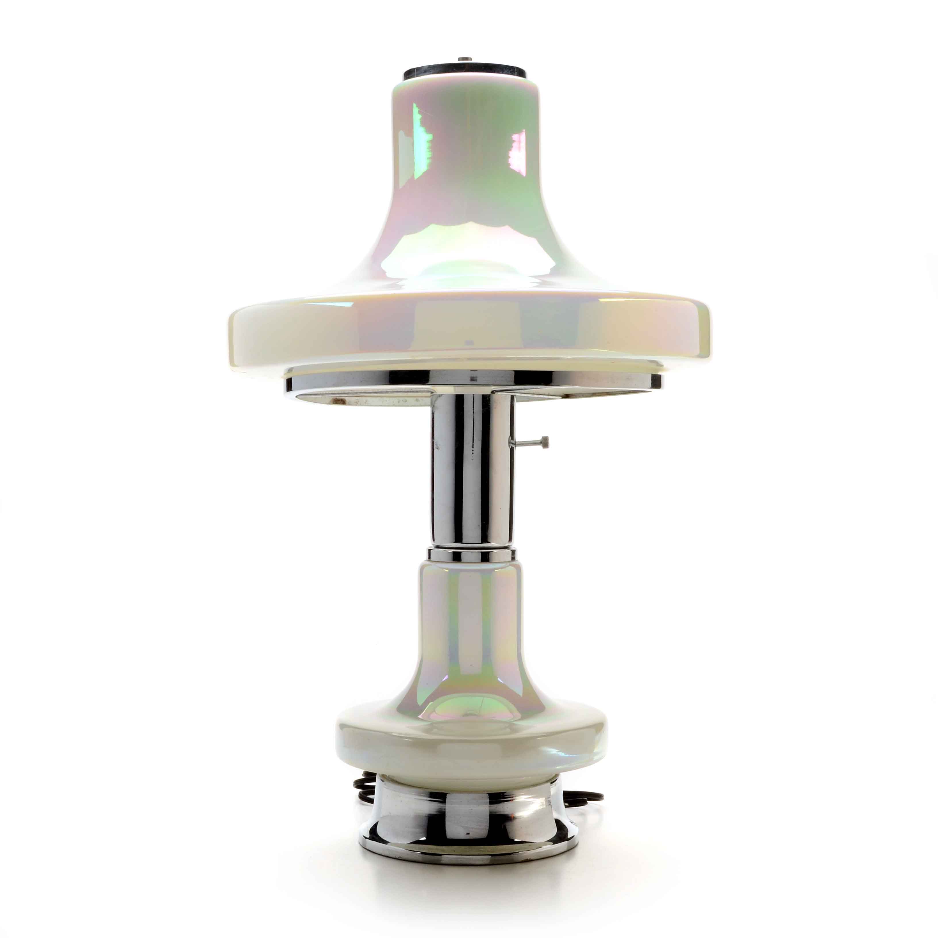 Pearlescent Glass Table Lamp