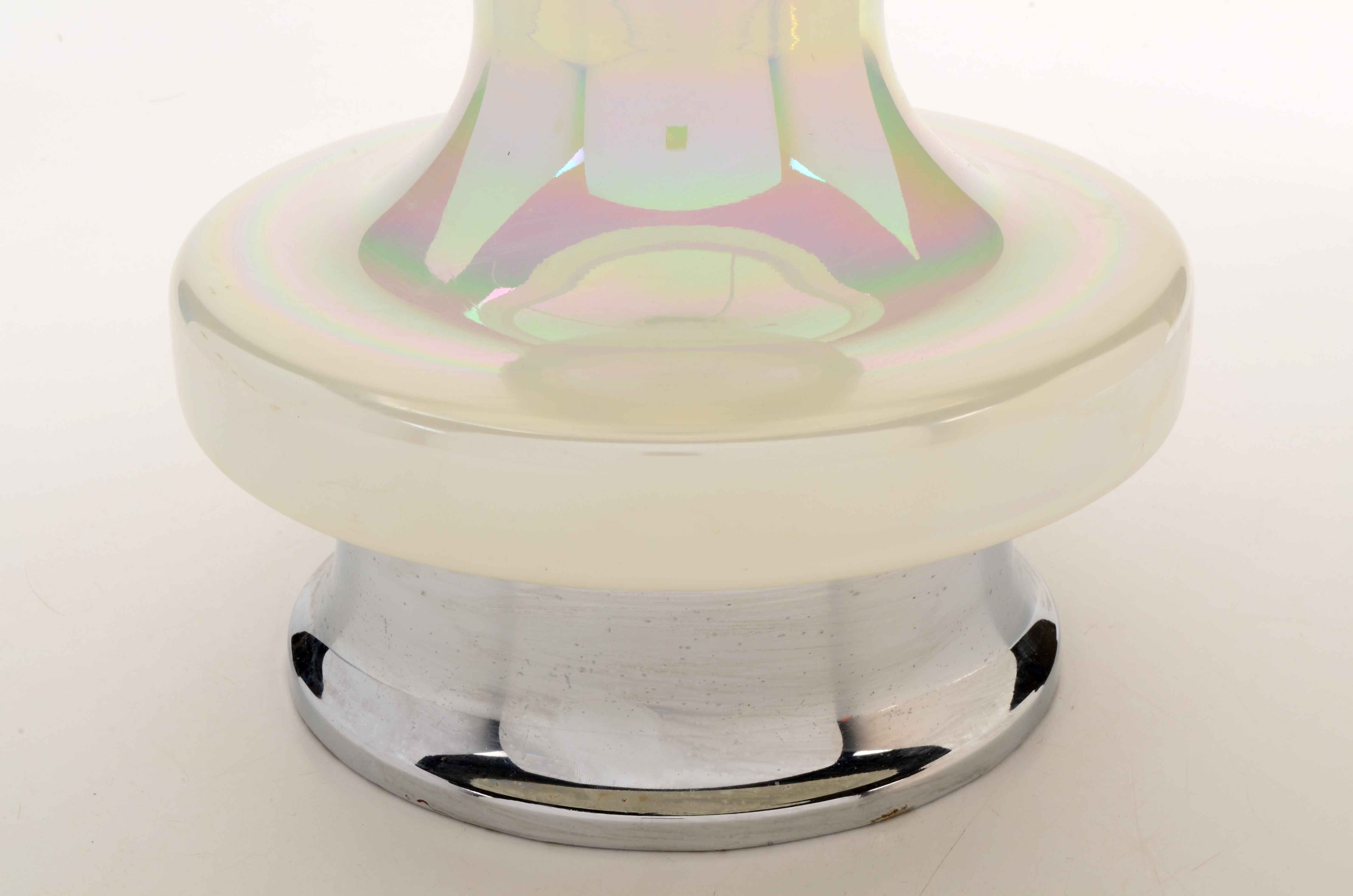 Pearlescent Glass Table Lamp