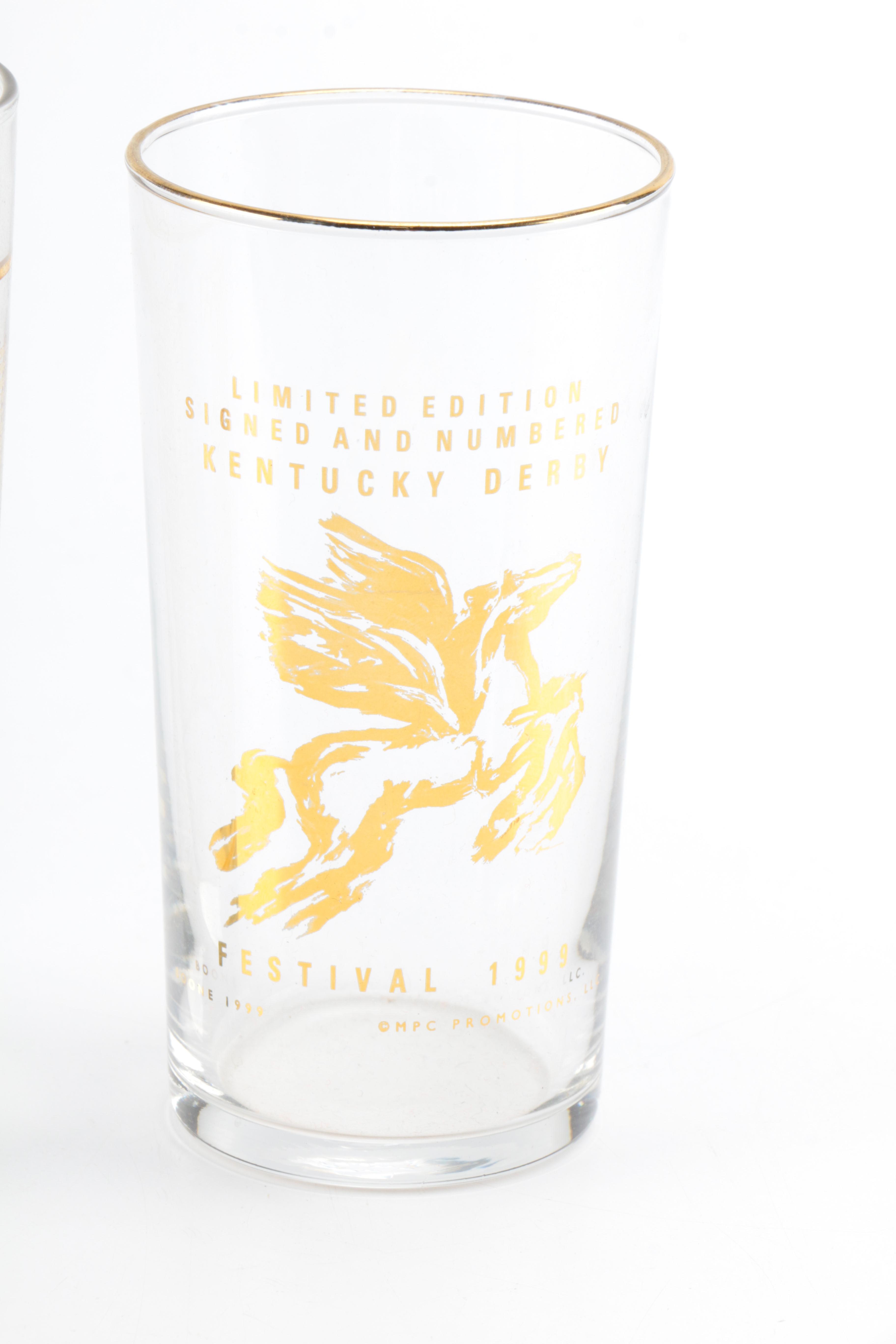 Limited Edition Kentucky Derby and Belmont Stakes Glasses
