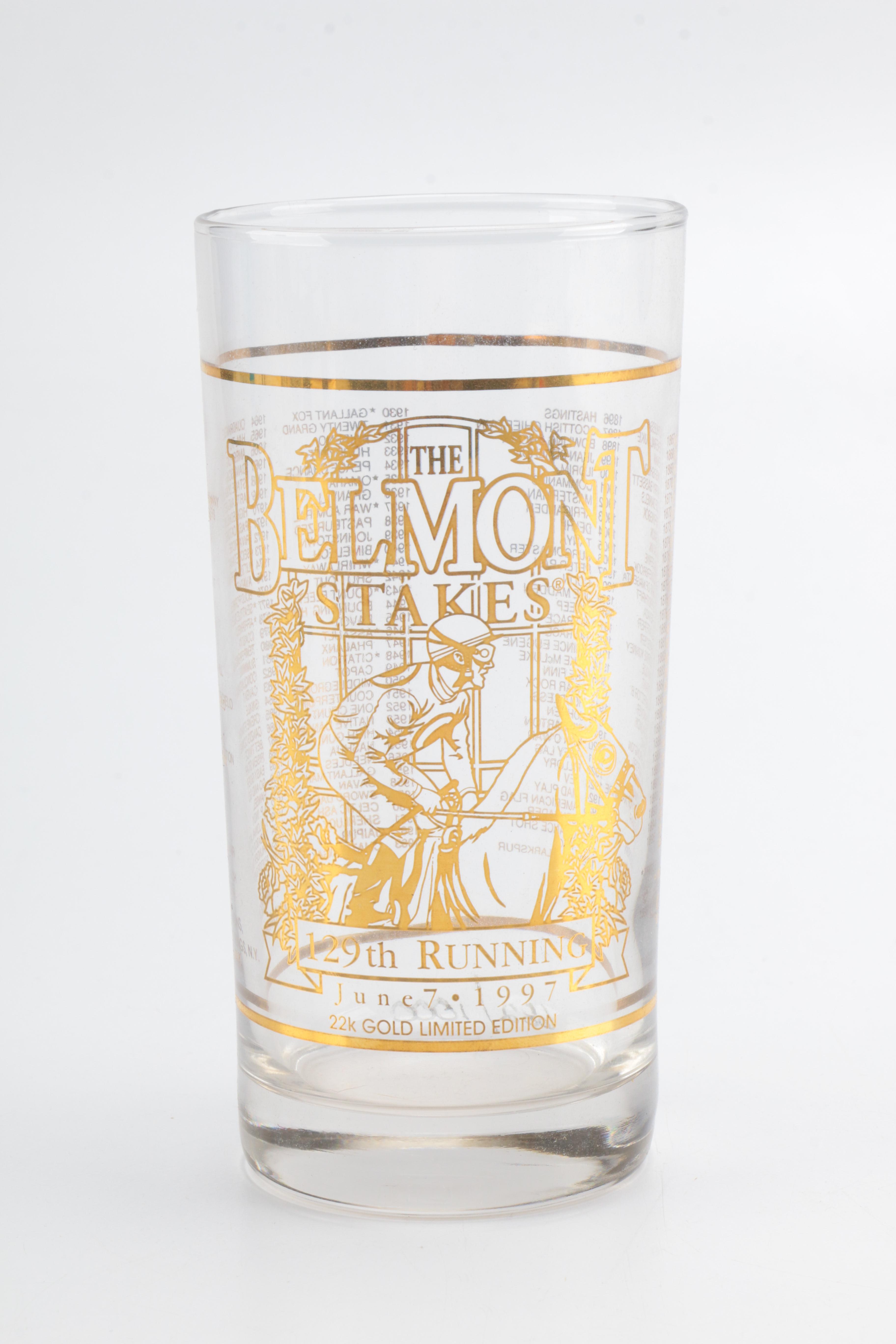 Limited Edition Kentucky Derby and Belmont Stakes Glasses