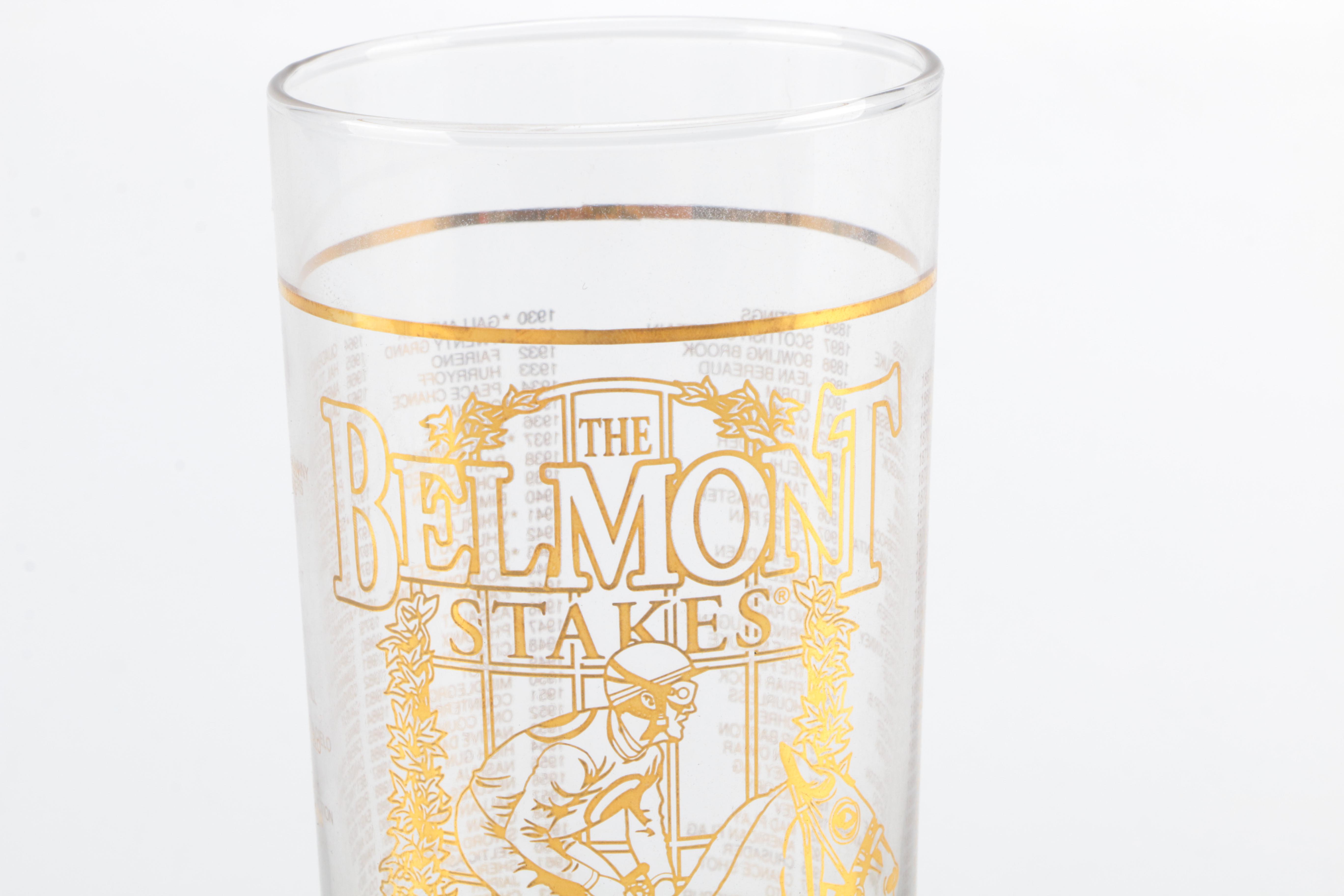 Limited Edition Kentucky Derby and Belmont Stakes Glasses
