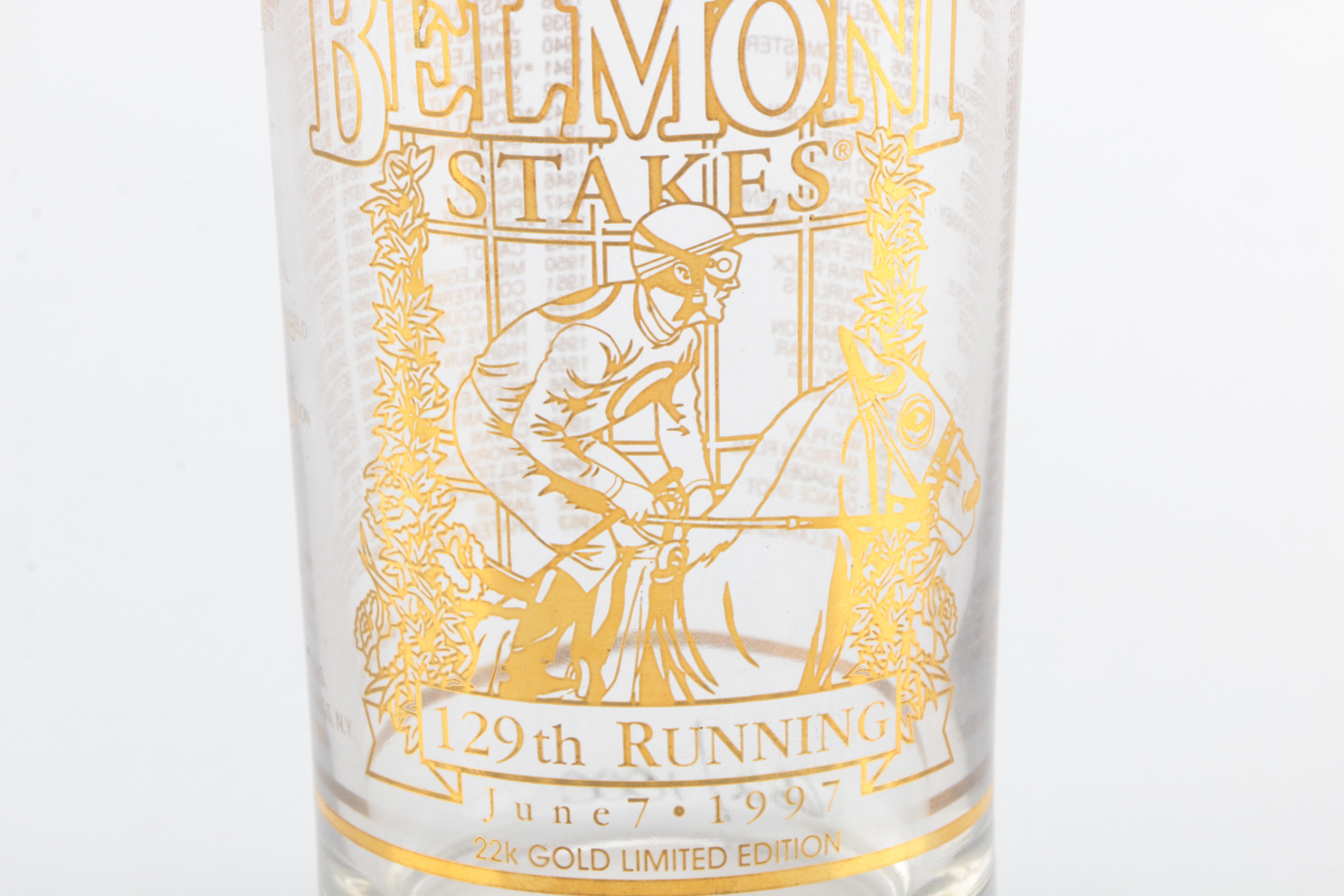 Limited Edition Kentucky Derby and Belmont Stakes Glasses