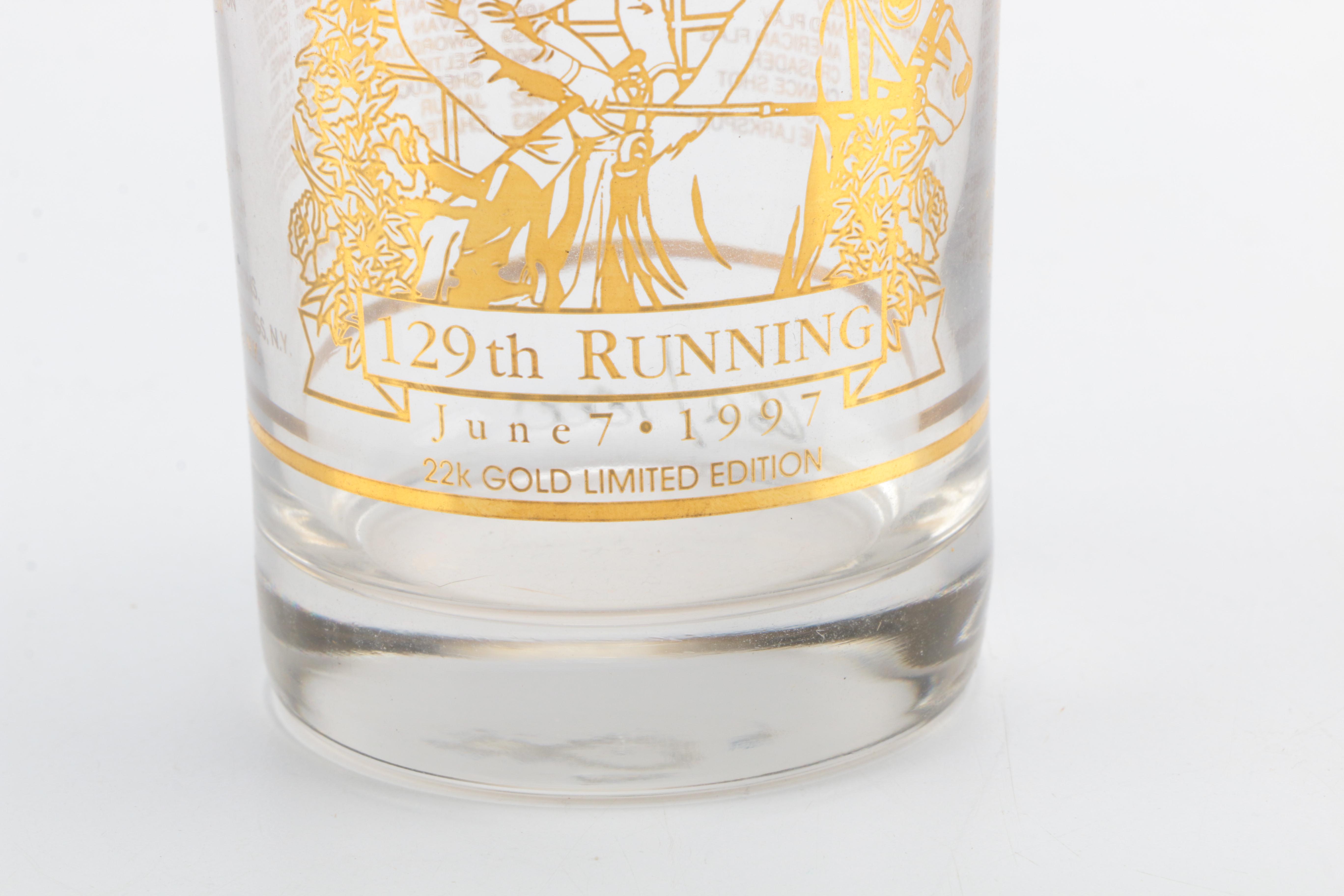 Limited Edition Kentucky Derby and Belmont Stakes Glasses