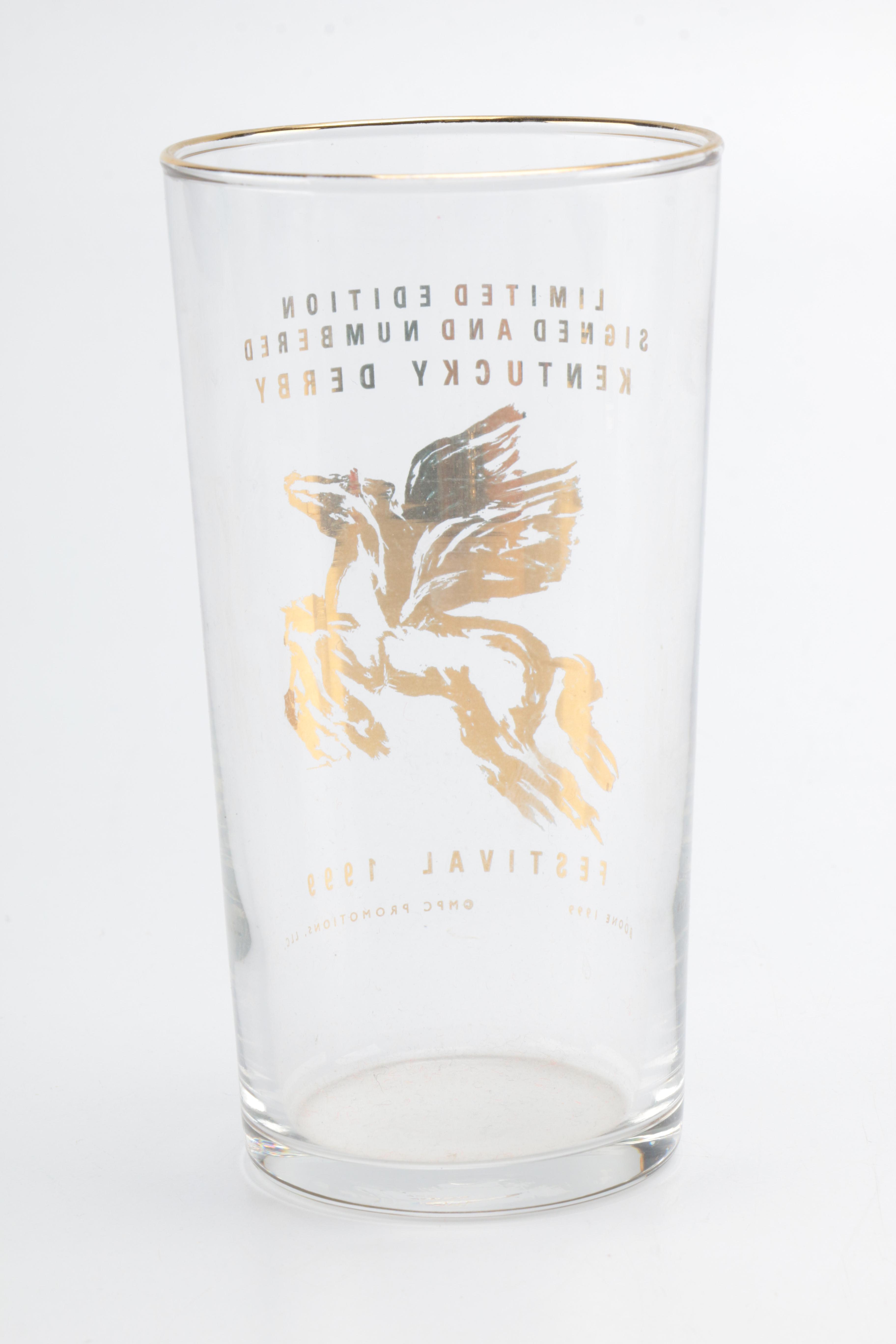Limited Edition Kentucky Derby and Belmont Stakes Glasses