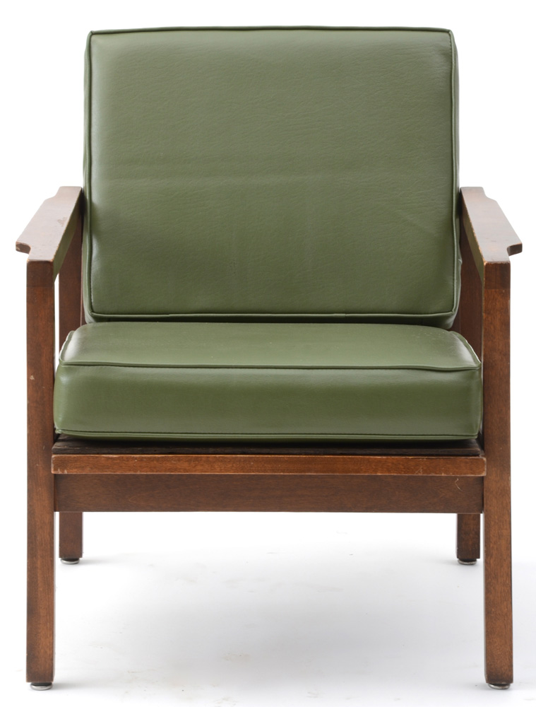 Mid Century Modern Walnut Lounge Chair