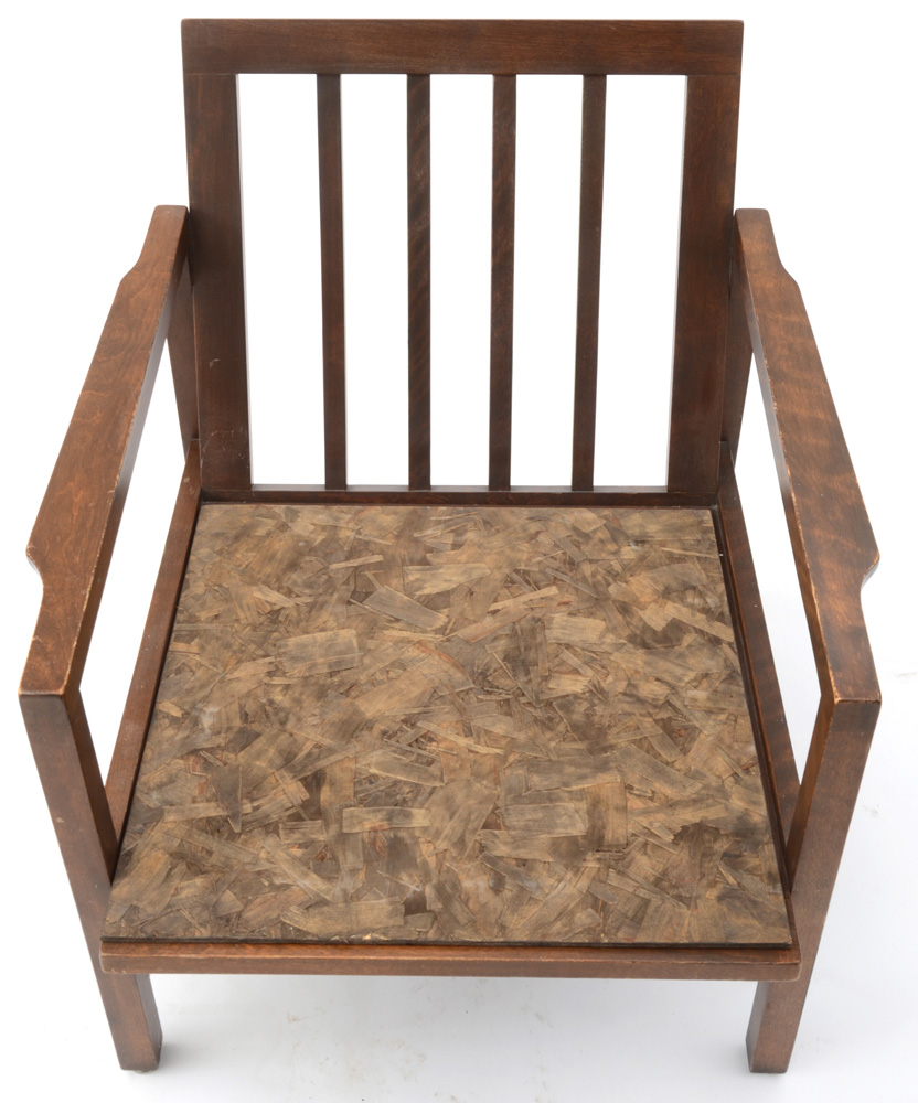 Mid Century Modern Walnut Lounge Chair