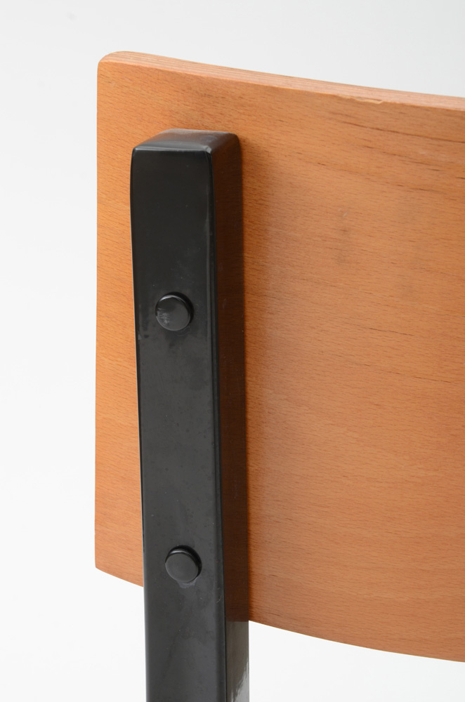 Pair of Contemporary Laminated Side Chairs by Falcon Products