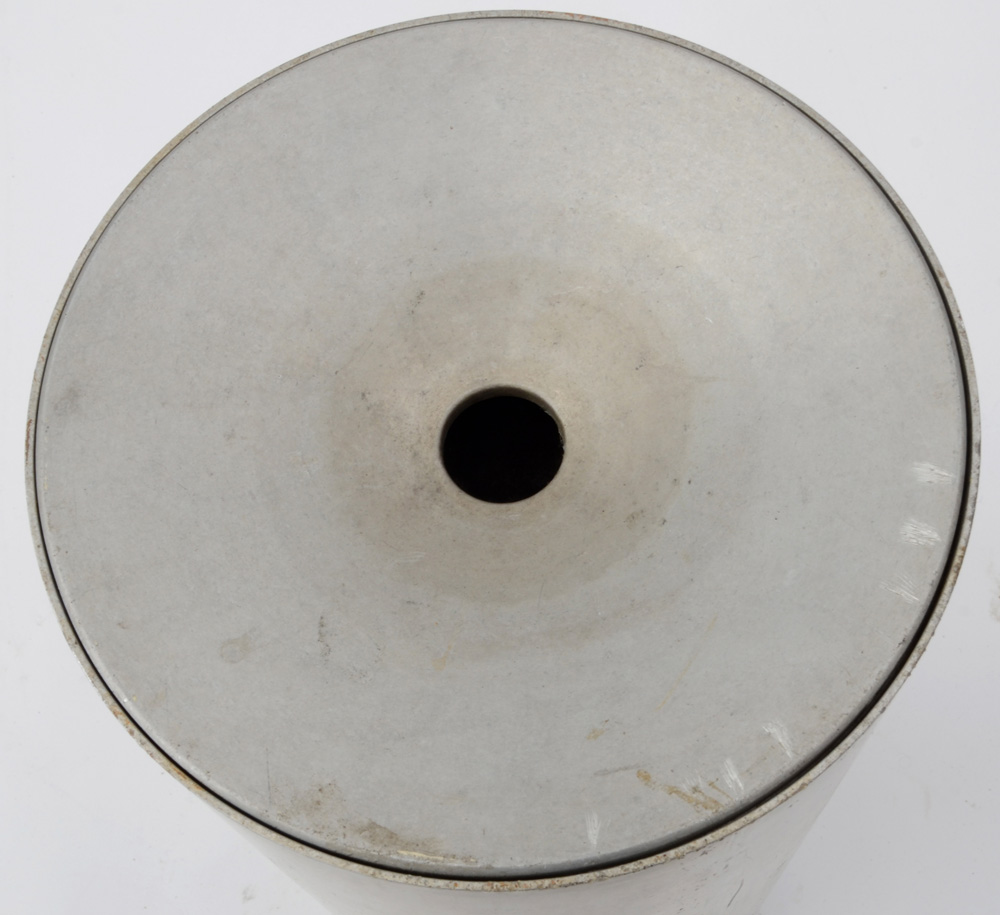 Metal Trash Can with Ashtray