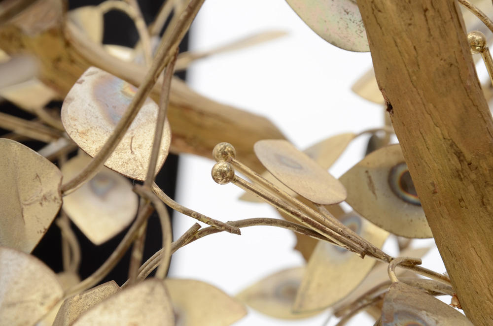 Curtis Jere Metal Tree Sculpture in Planter