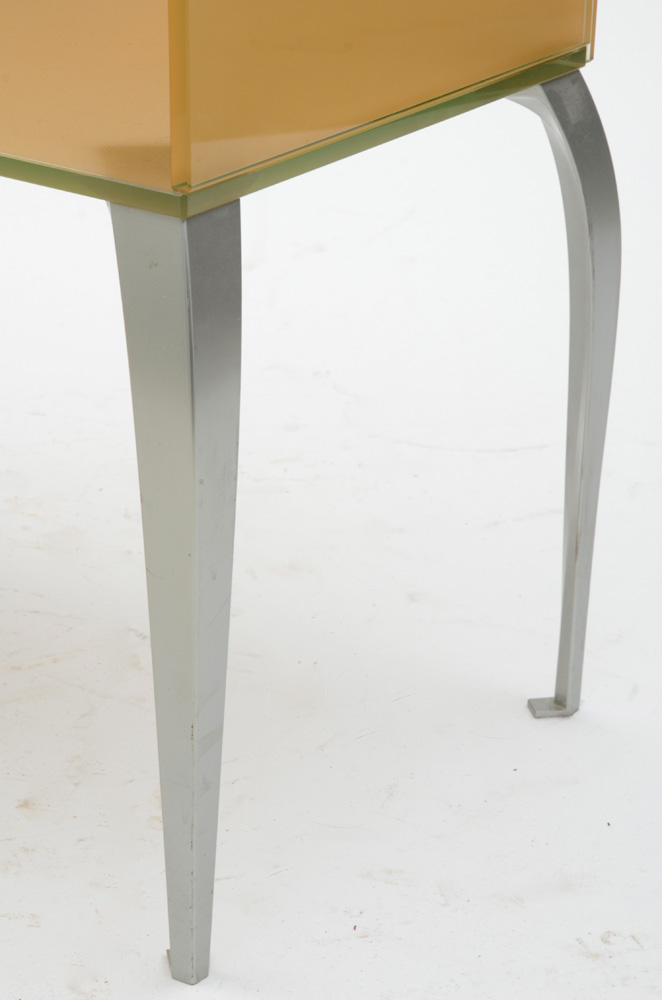 Modern Style Divided Glass Cabinet