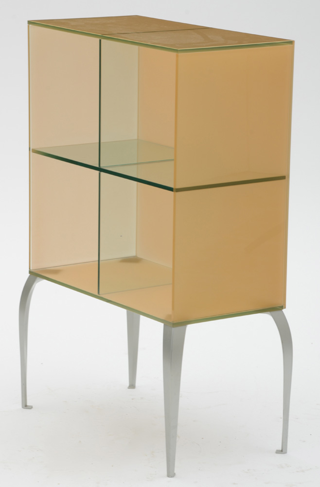Modern Style Divided Glass Cabinet
