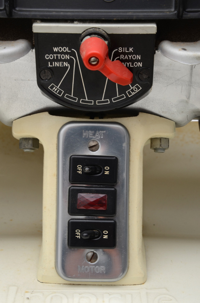 Vintage Ironrite Machine with Original Chair