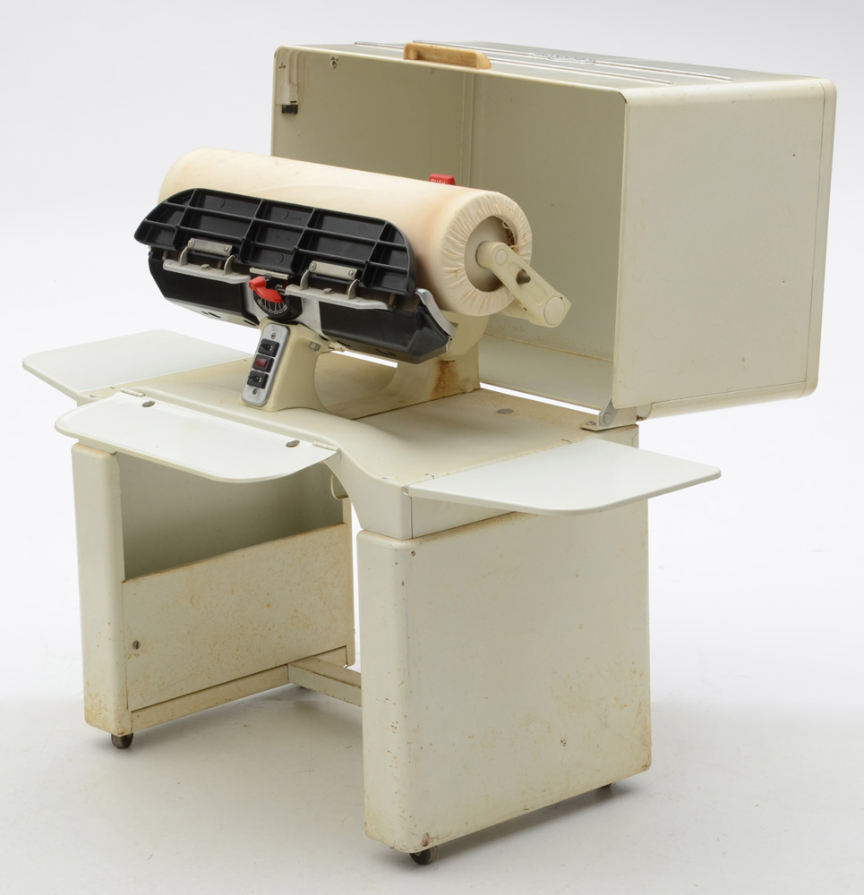 Vintage Ironrite Machine with Original Chair