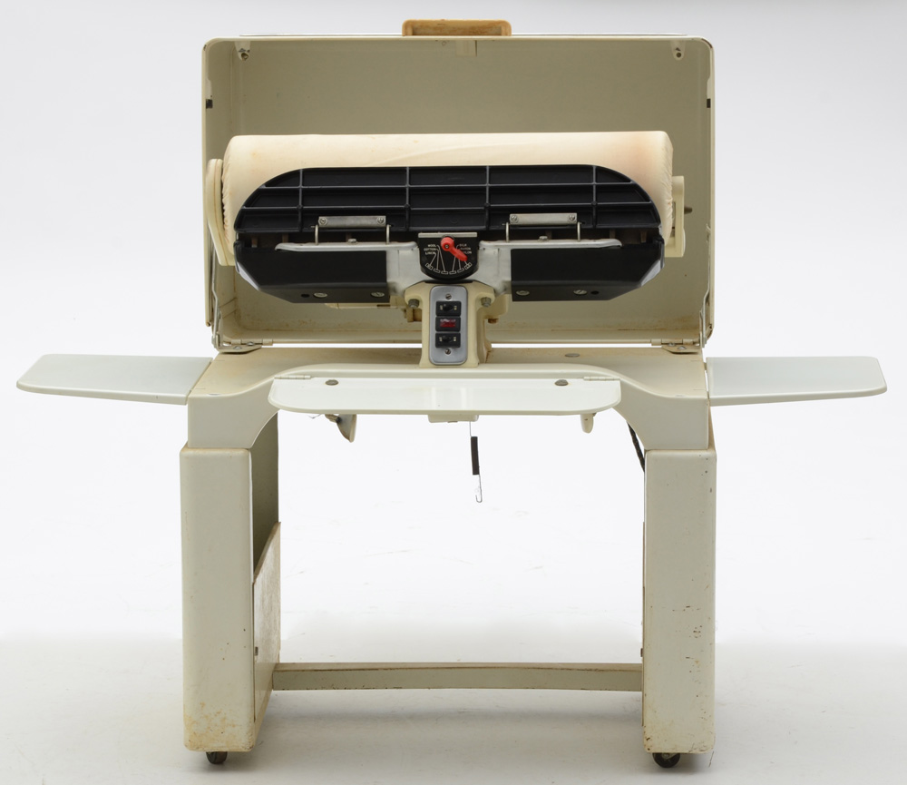 Vintage Ironrite Machine with Original Chair