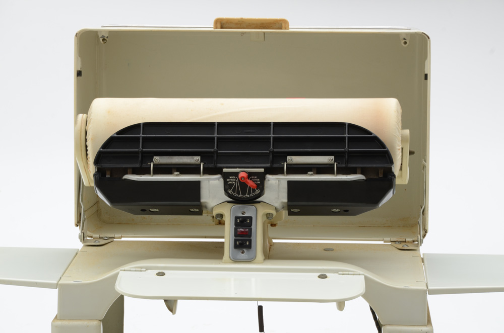 Vintage Ironrite Machine with Original Chair