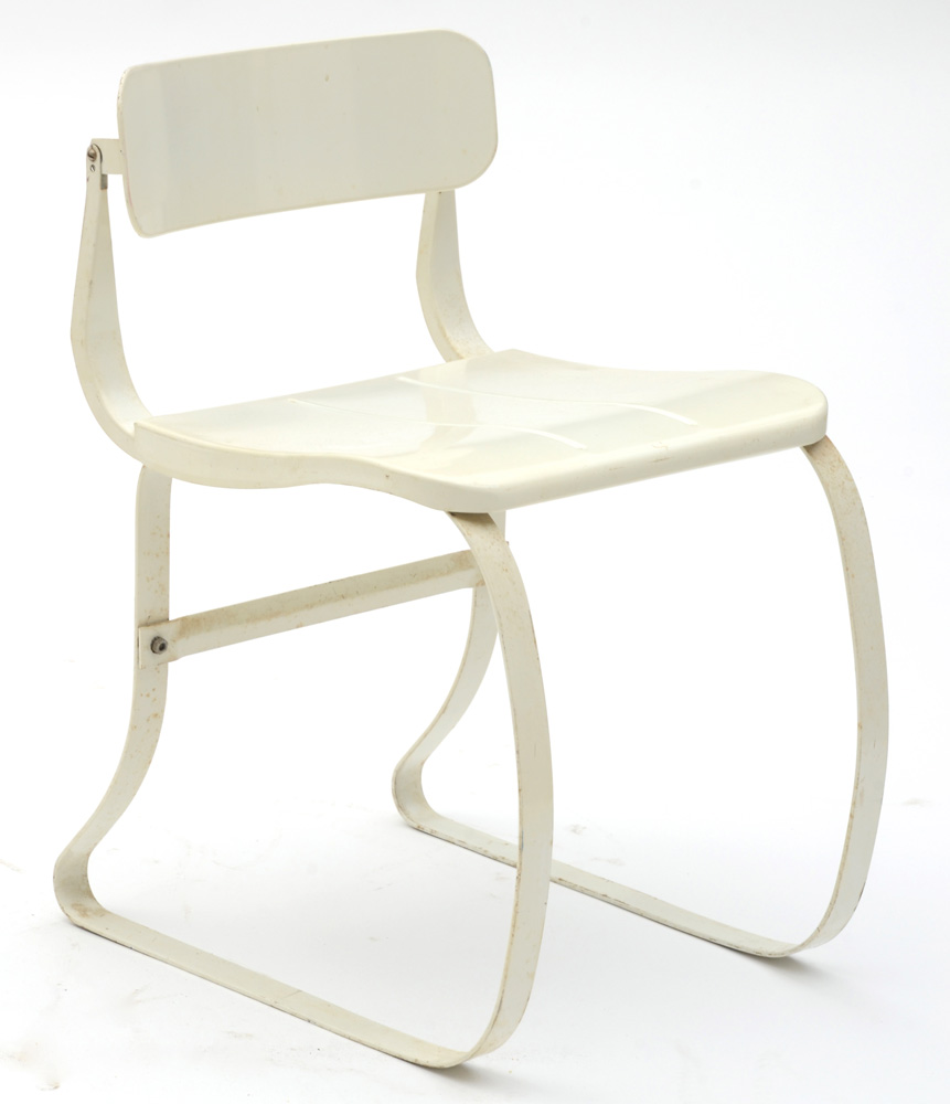 Vintage Ironrite Machine with Original Chair