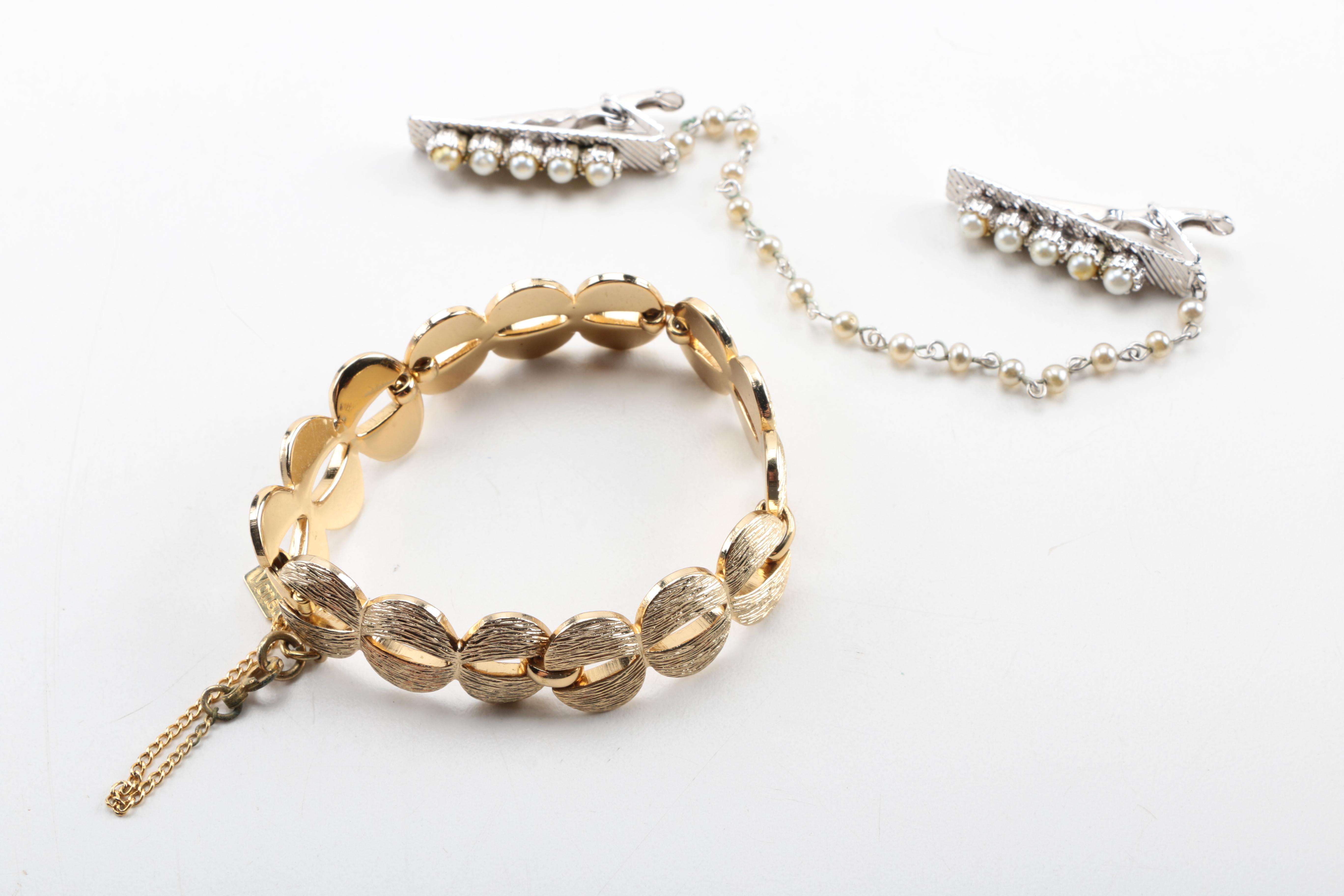 Assorted Costume Jewelry Including Sterling Silver Items