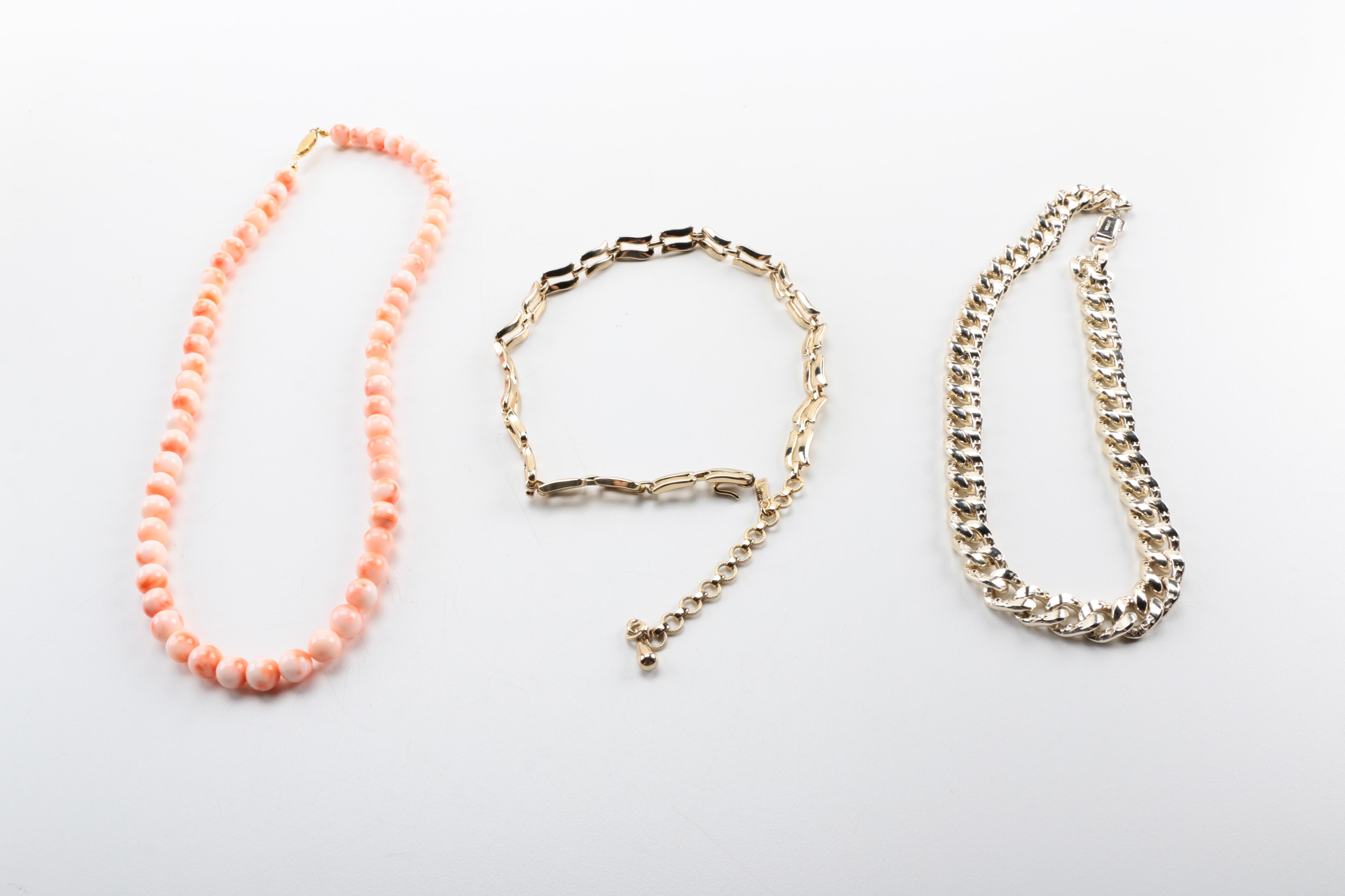 Assorted Costume Jewelry Including Sterling Silver Items