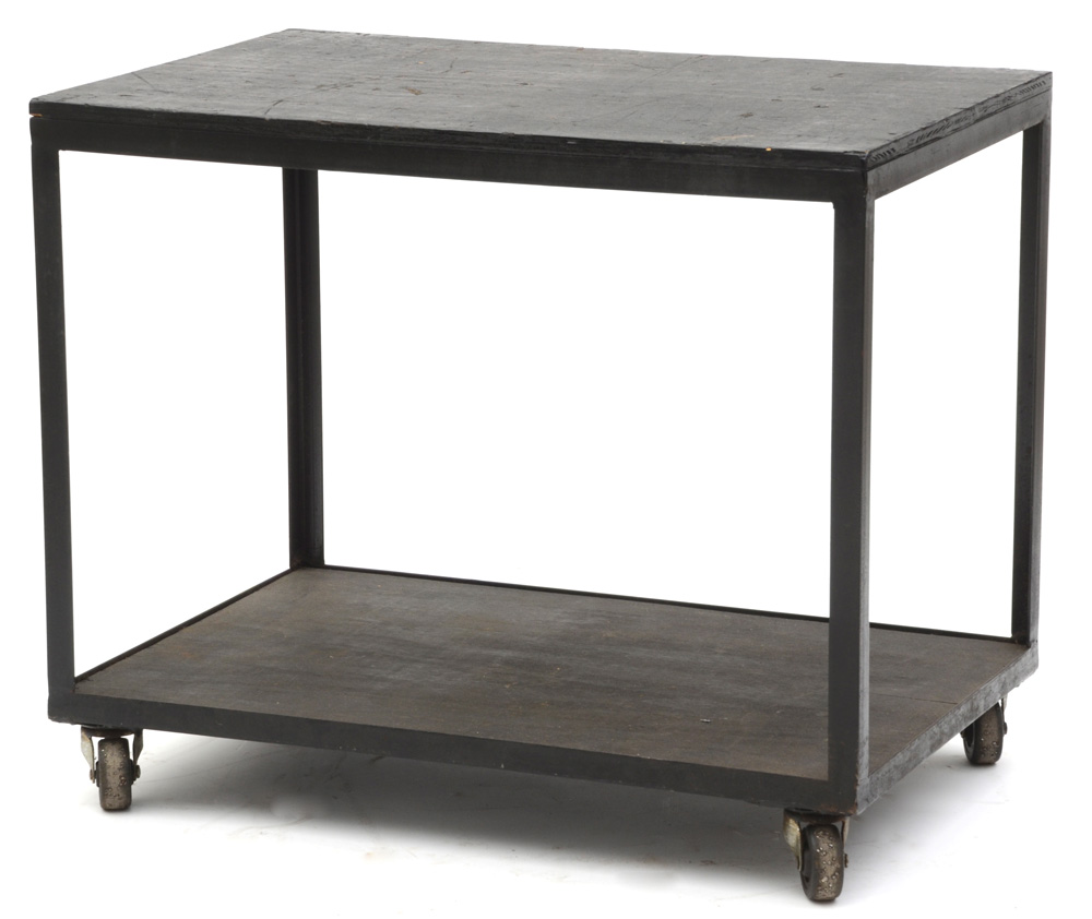 Wood and Iron Industrial Cart