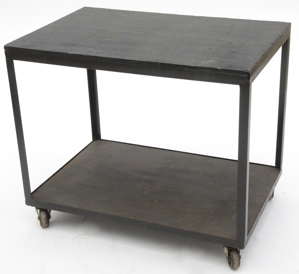 Wood and Iron Industrial Cart