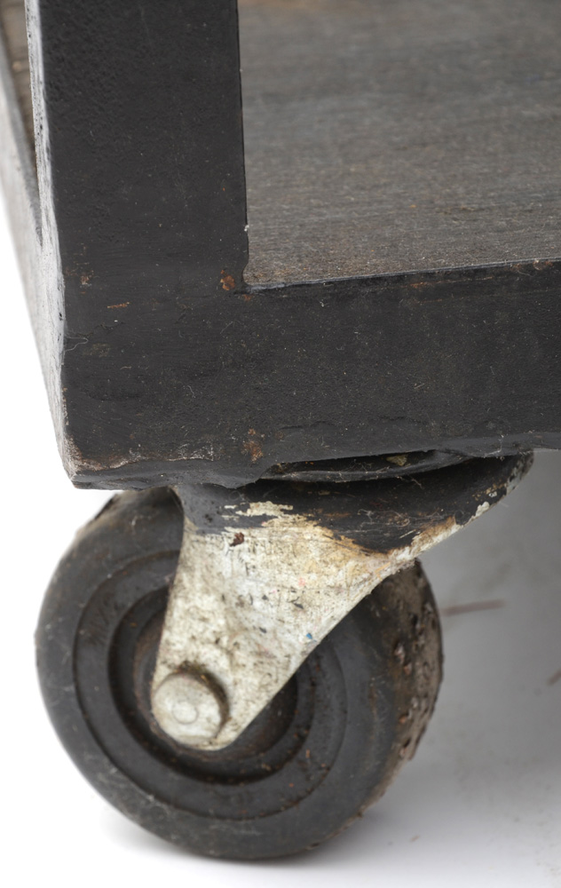 Wood and Iron Industrial Cart