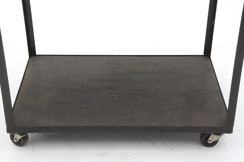 Wood and Iron Industrial Cart