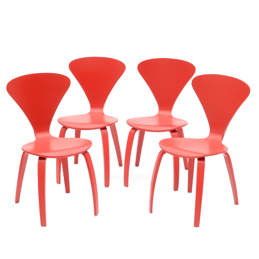 Four Contemporary Modern Style "Vortex" Chairs by Modway