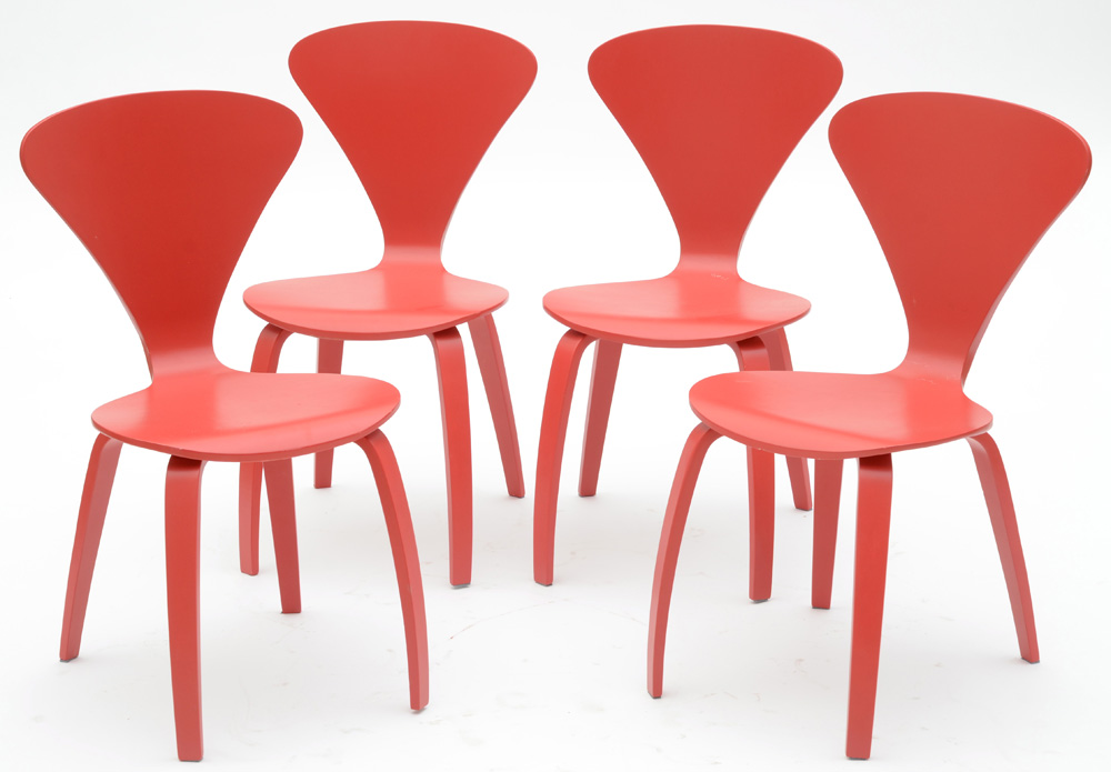 Four Contemporary Modern Style "Vortex" Chairs by Modway