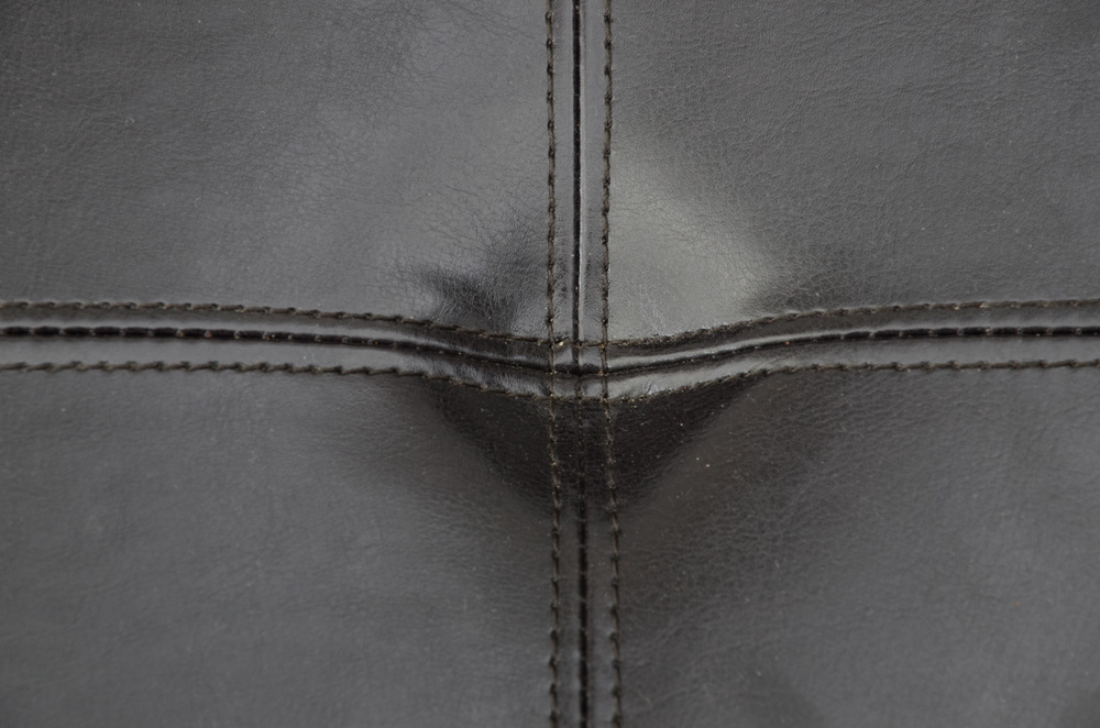 Tufted Black Ottoman