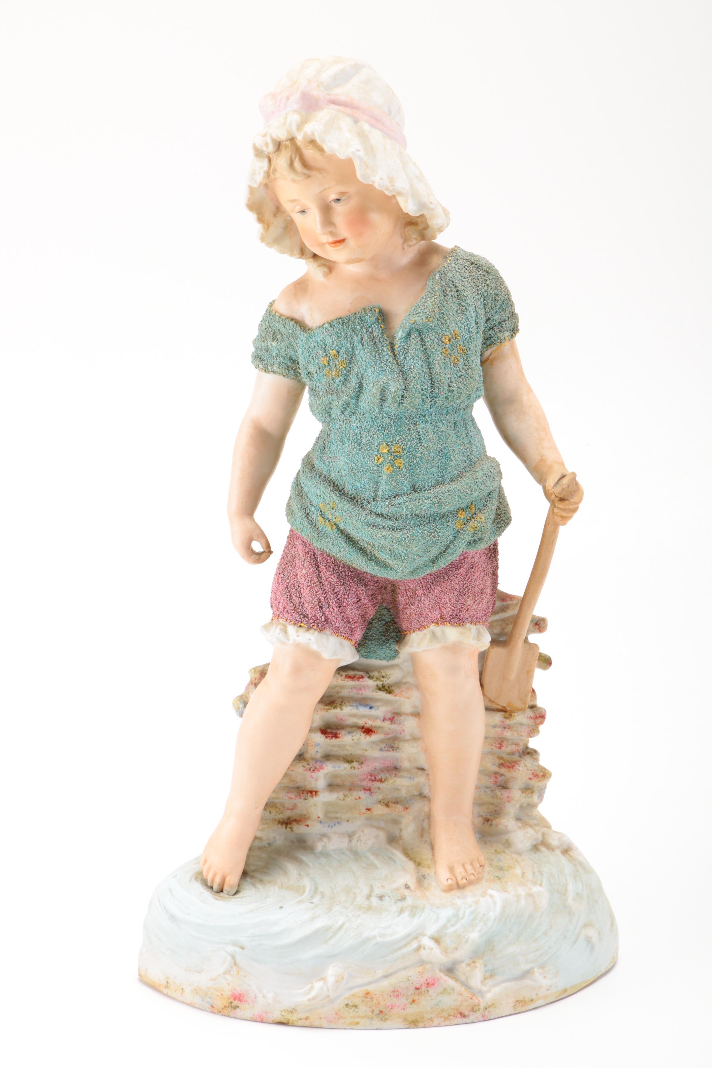 Gebrüder Heubach Porcelain Bisque Figurines