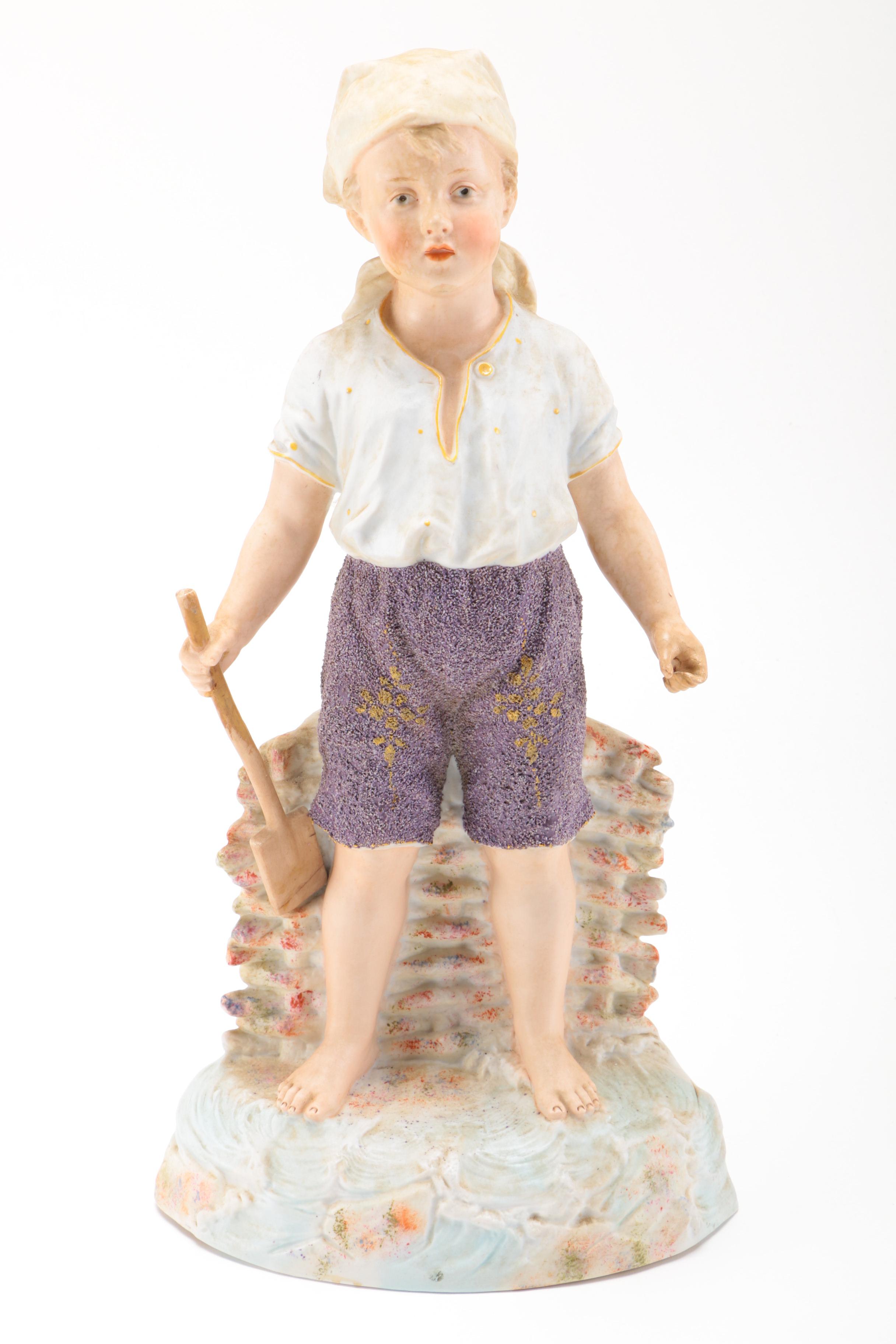 Gebrüder Heubach Porcelain Bisque Figurines
