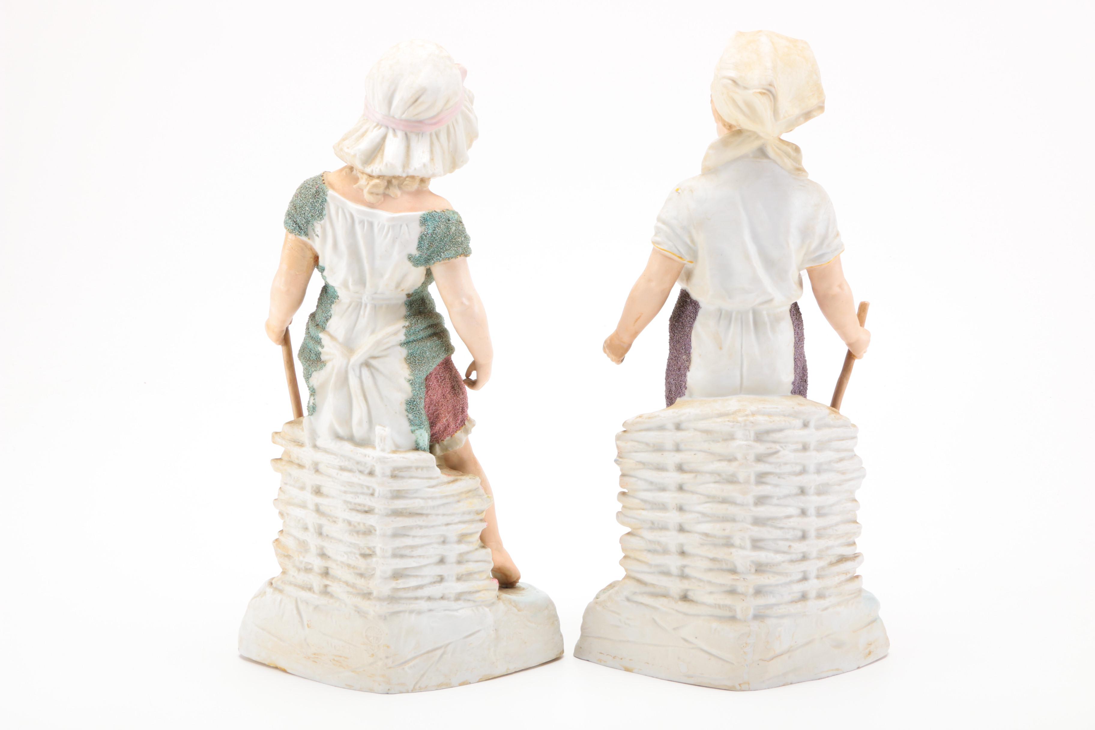 Gebrüder Heubach Porcelain Bisque Figurines