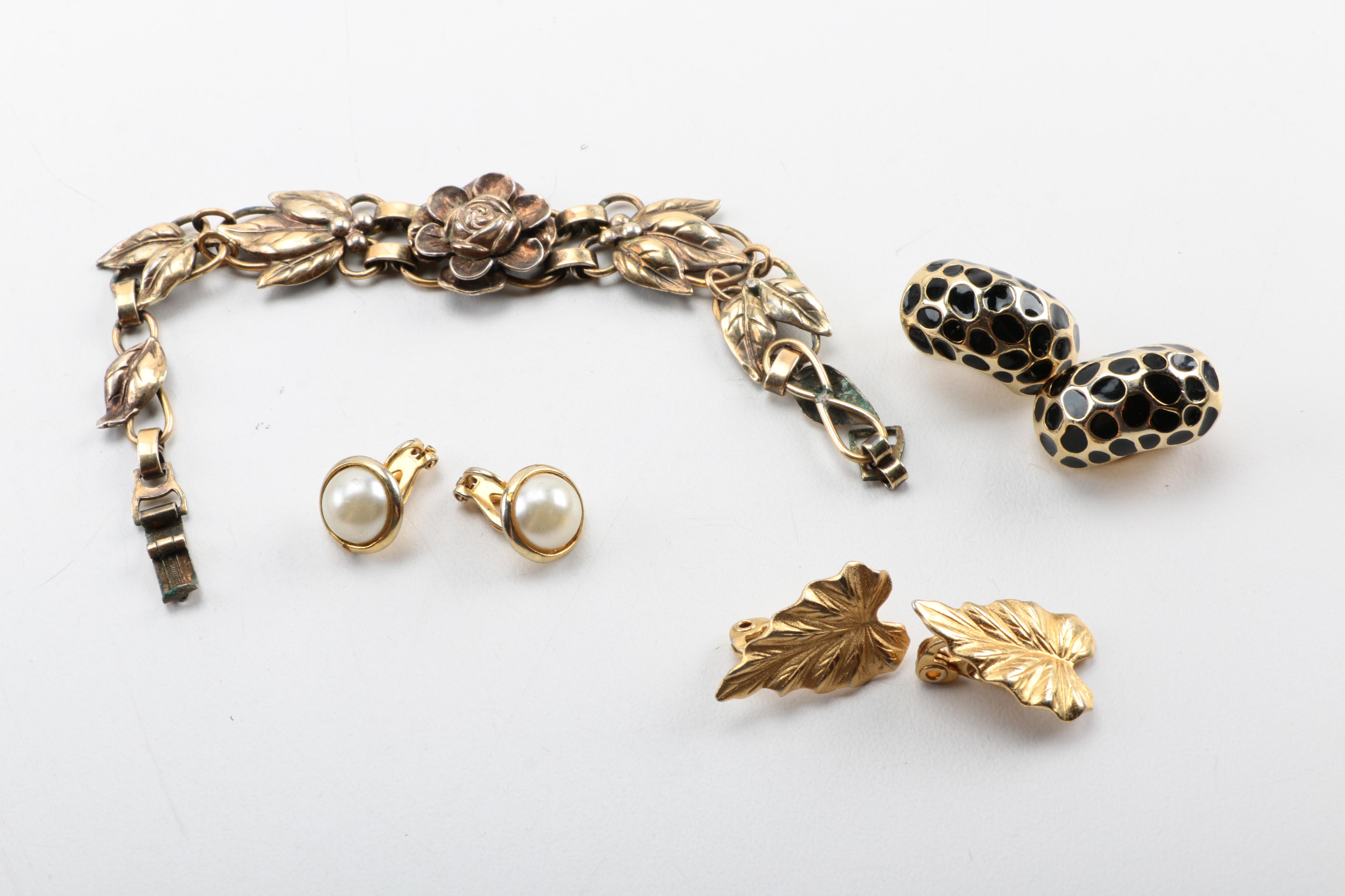 Assorted Costume Jewelry Featuring Christian Dior and Coro