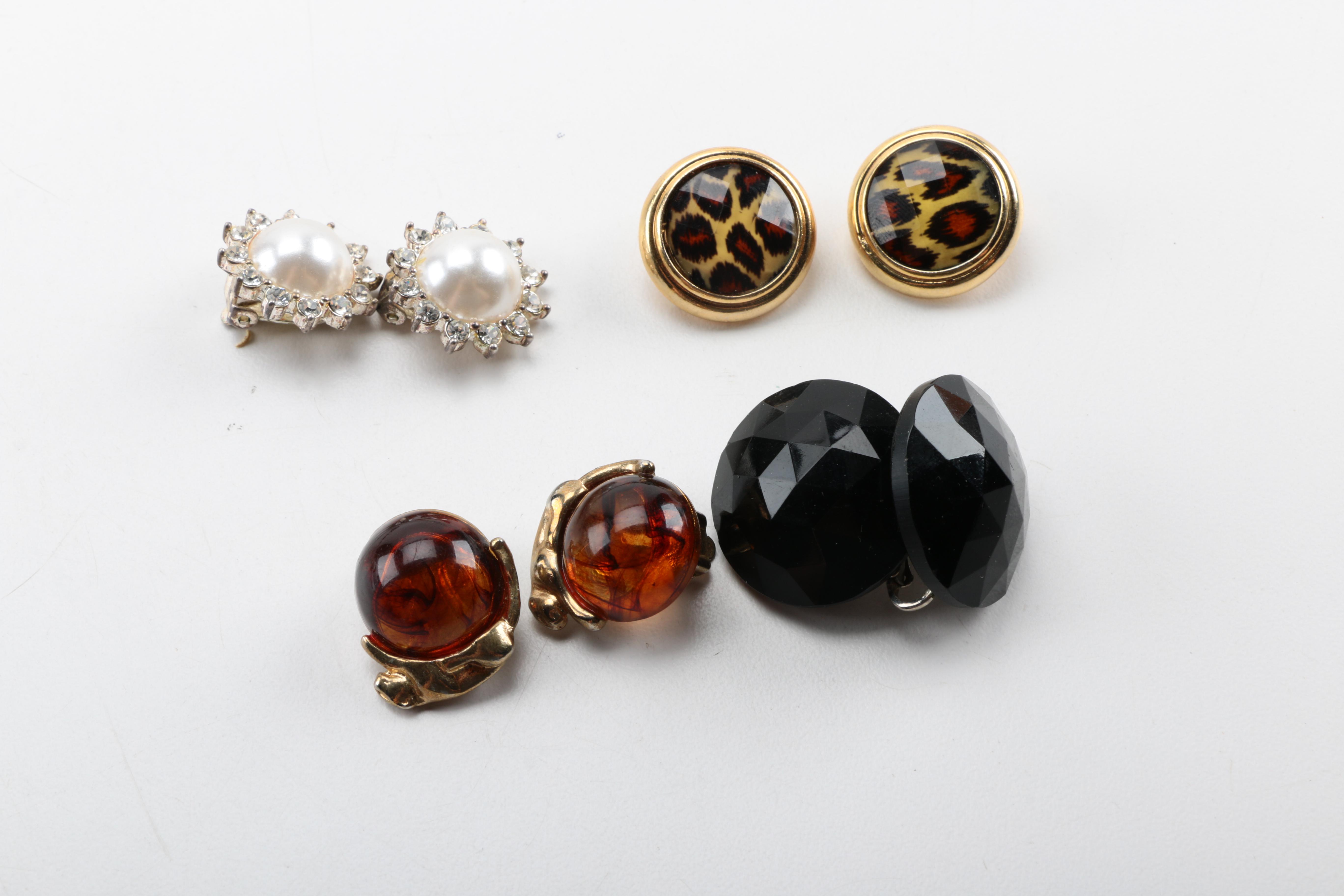 Assorted Costume Jewelry Featuring Christian Dior and Coro
