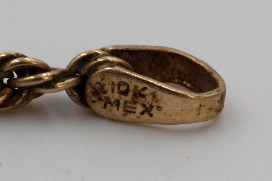 10K Yellow Gold Rope Chain