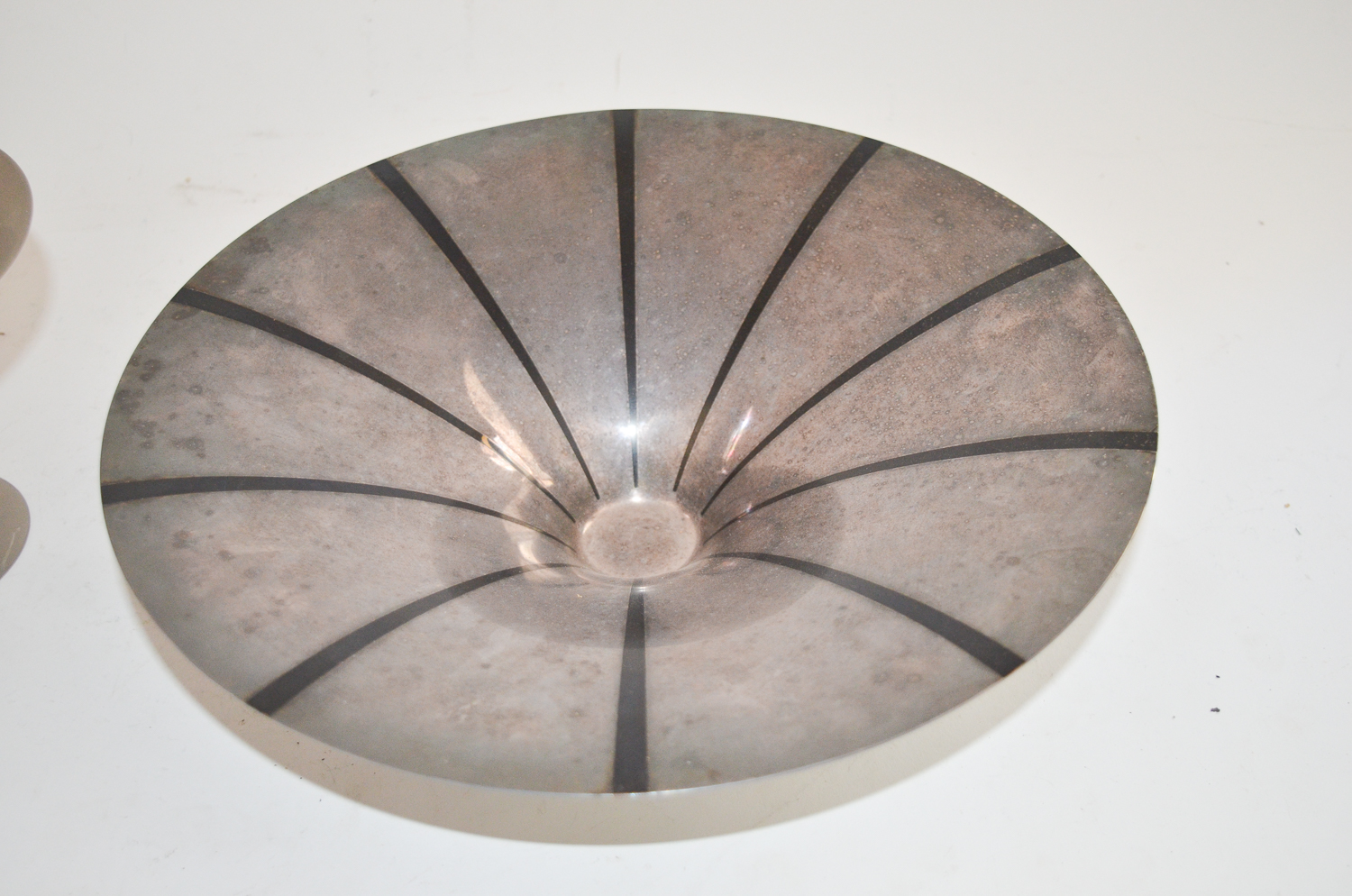 Art Deco Style Silver Plated Bowl & Footed Compote