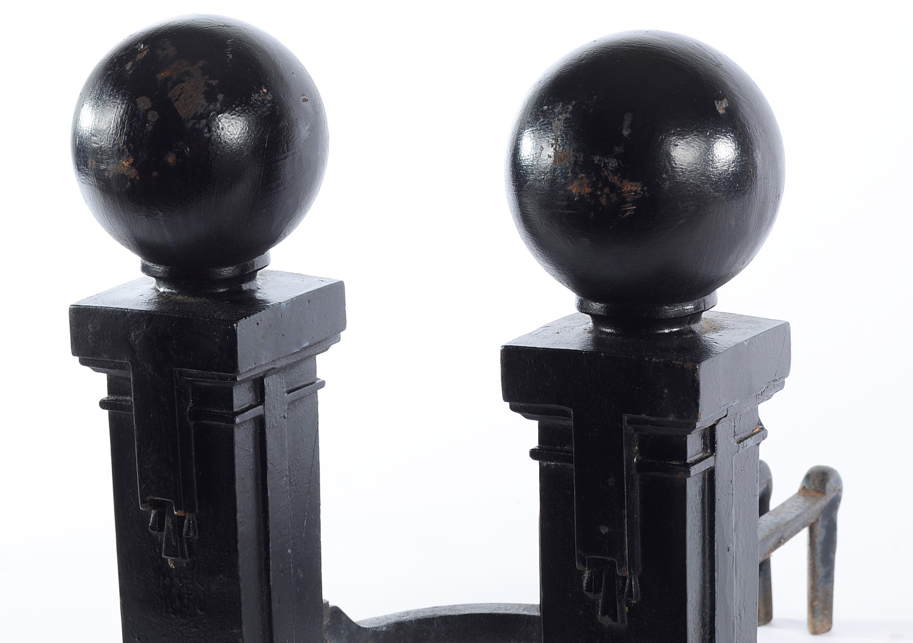 Cannonball Style Andirons