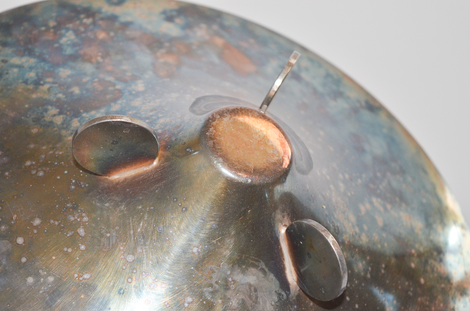 Art Deco Style Silver Plated Bowl & Footed Compote