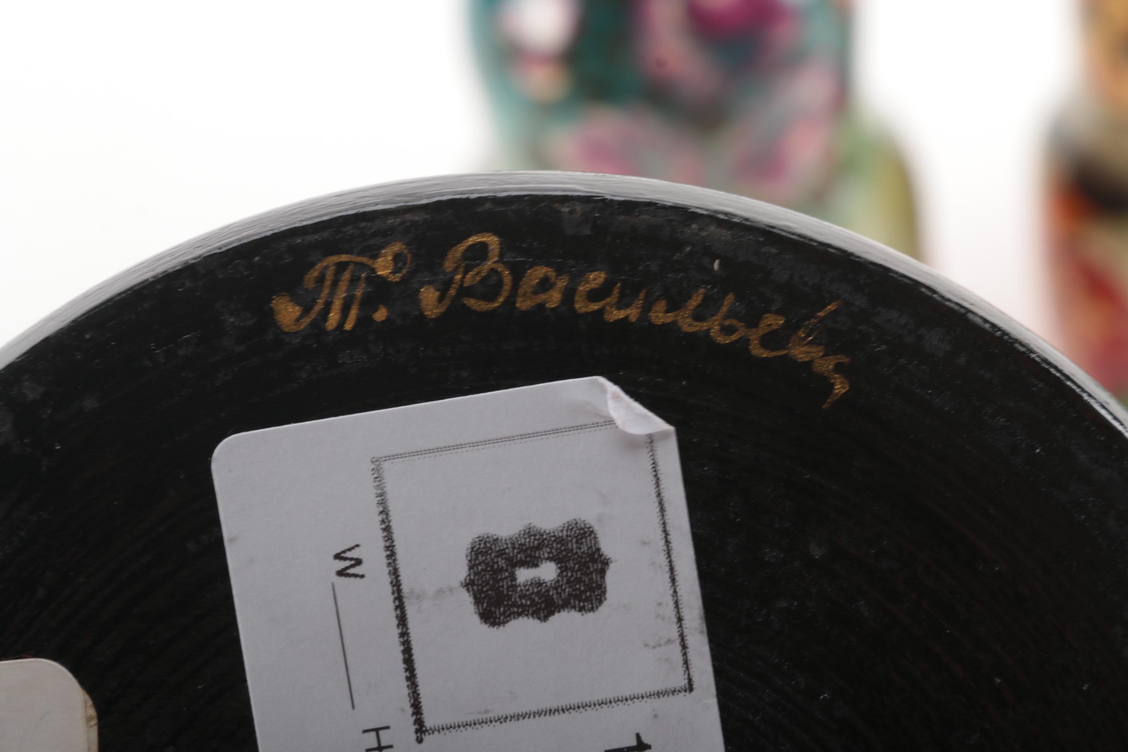 Plastic Russian Nesting Doll With Winter Scenes