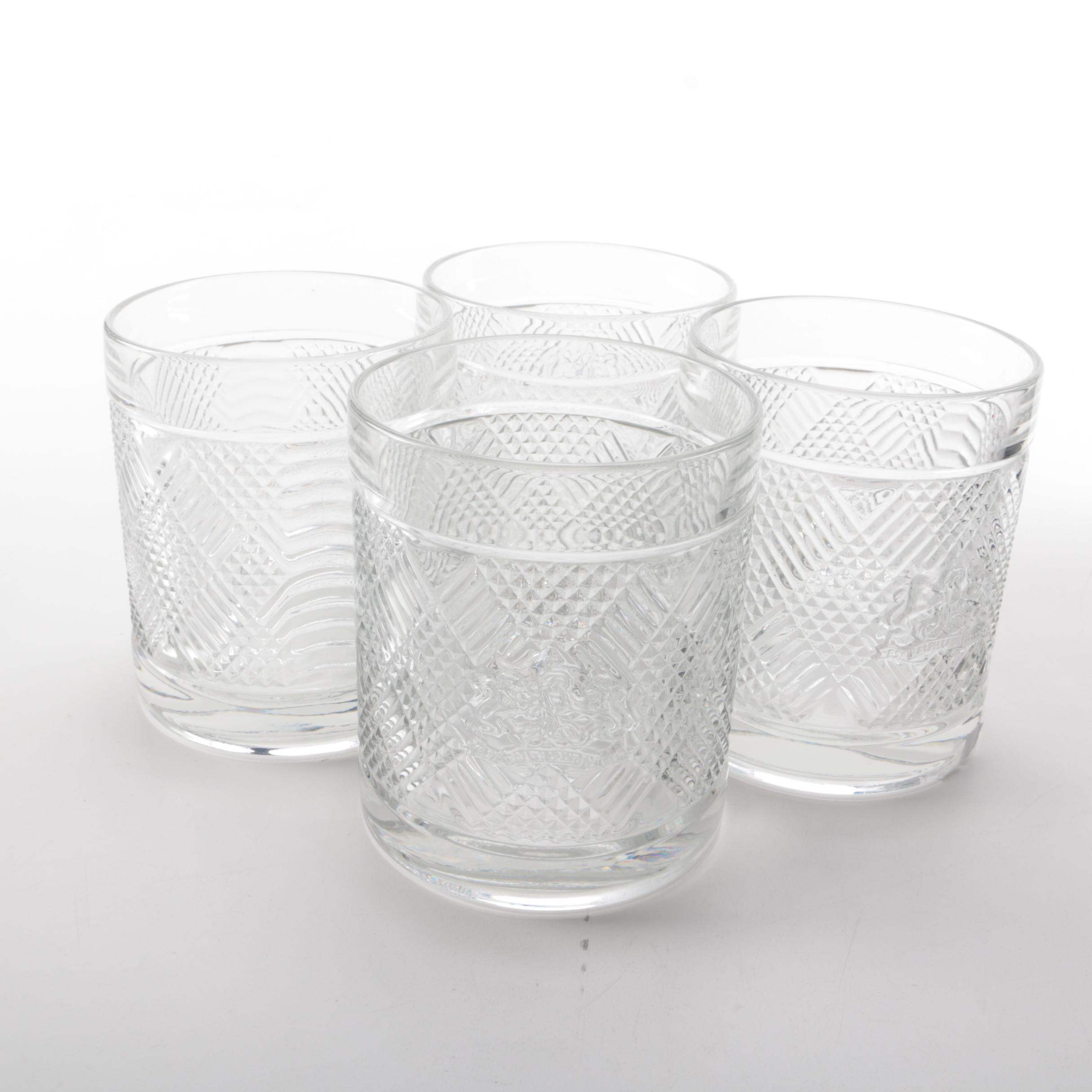 Ralph Lauren "Argyle" Crystal Old-Fashioned Glasses