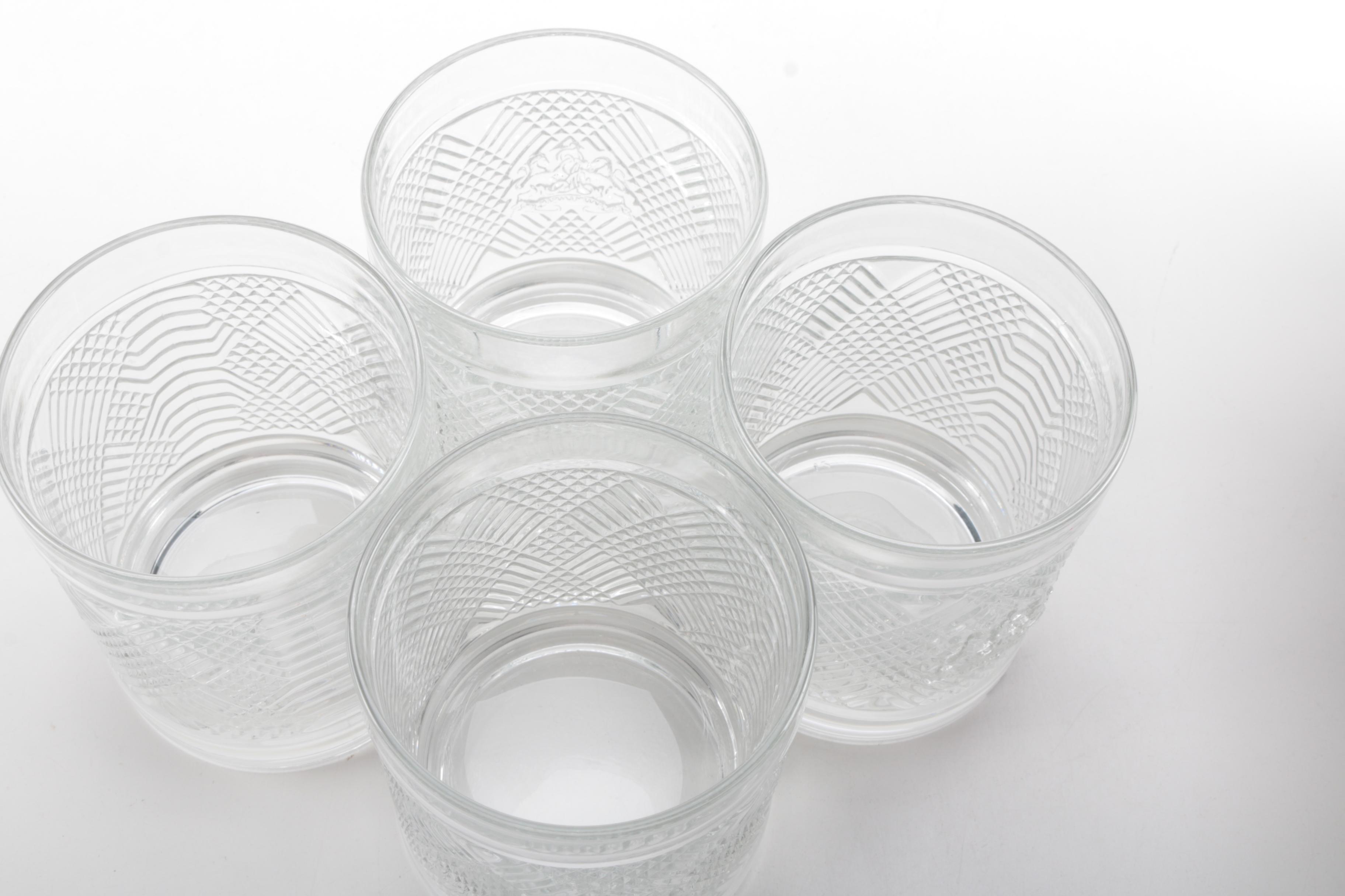 Ralph Lauren "Argyle" Crystal Old-Fashioned Glasses