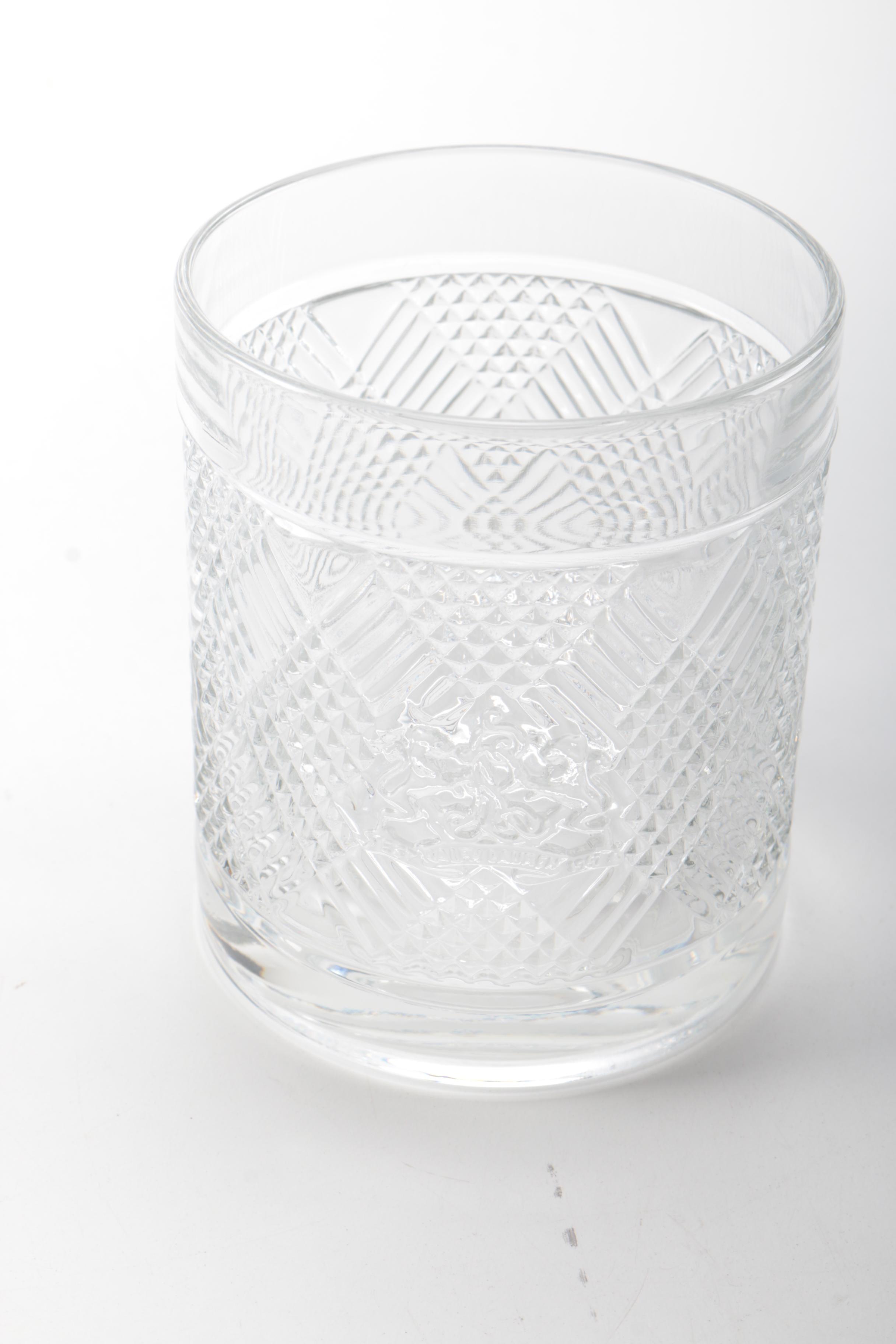 Ralph Lauren "Argyle" Crystal Old-Fashioned Glasses